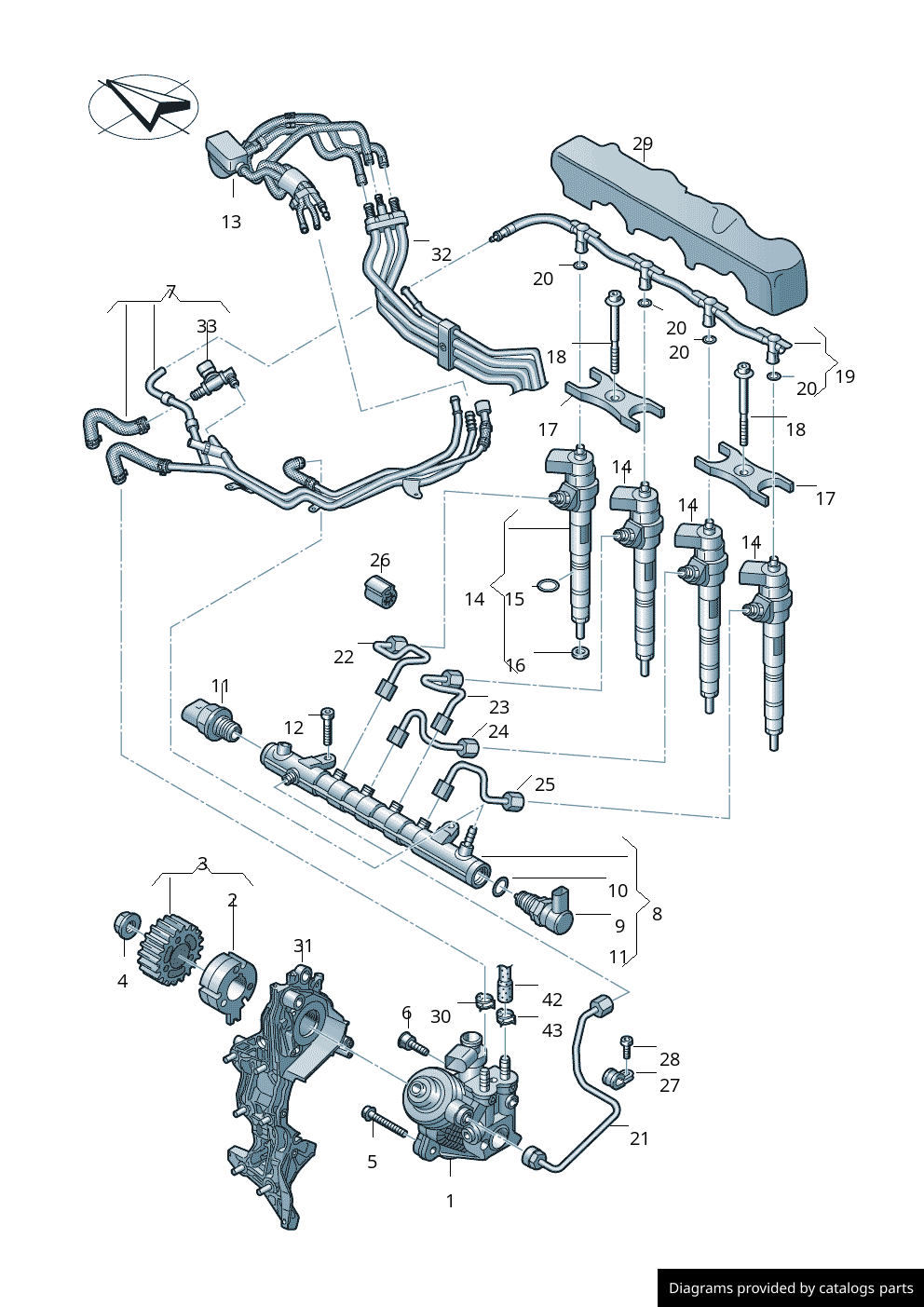 Car part diagram