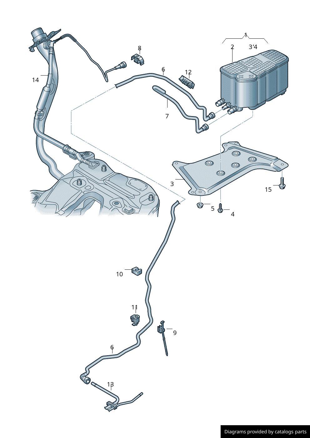 Car part diagram