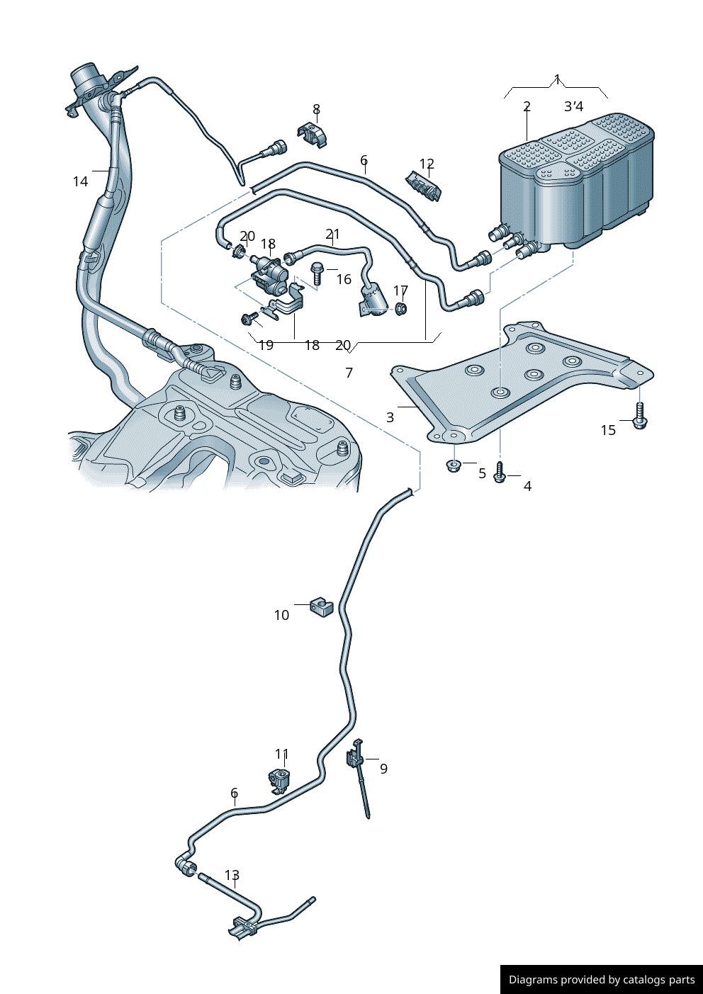 Car part diagram