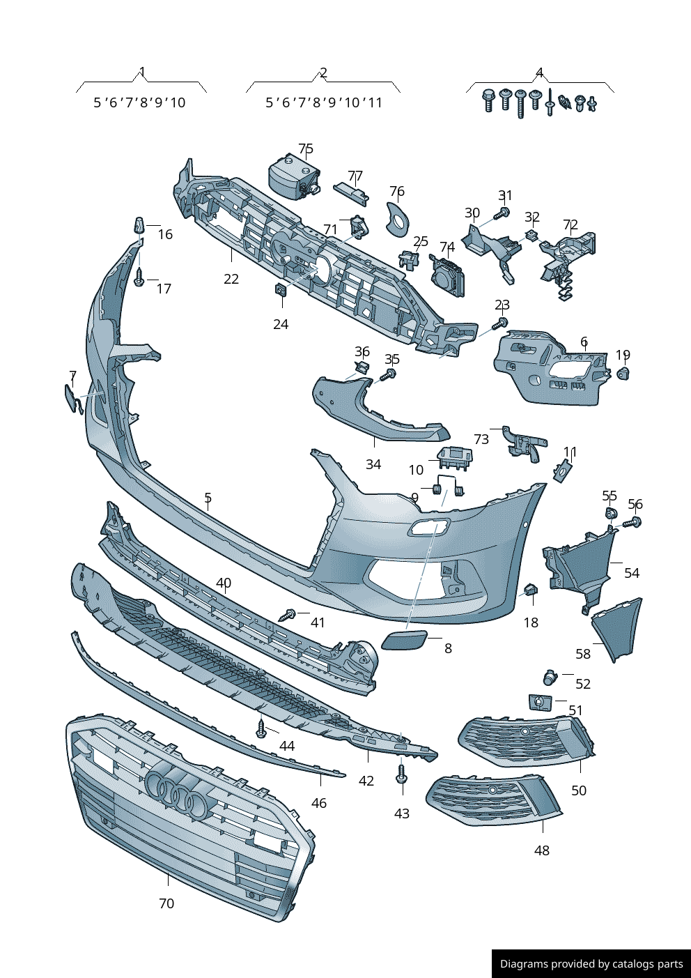 Car part diagram