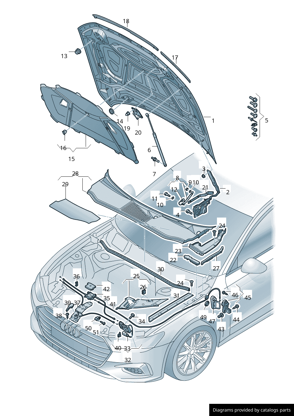 Car part diagram