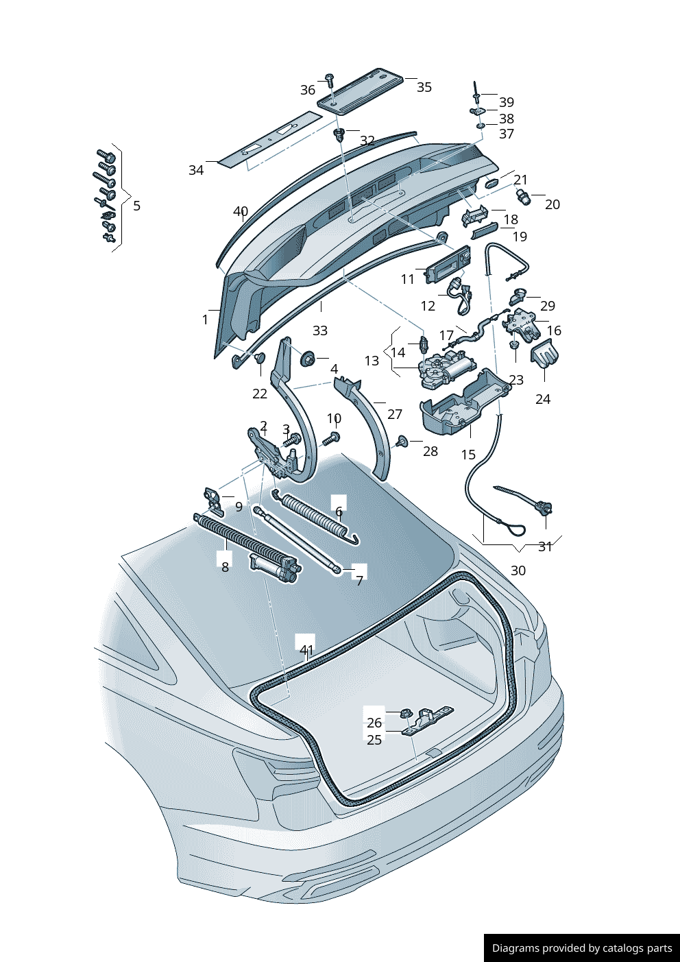 Car part diagram