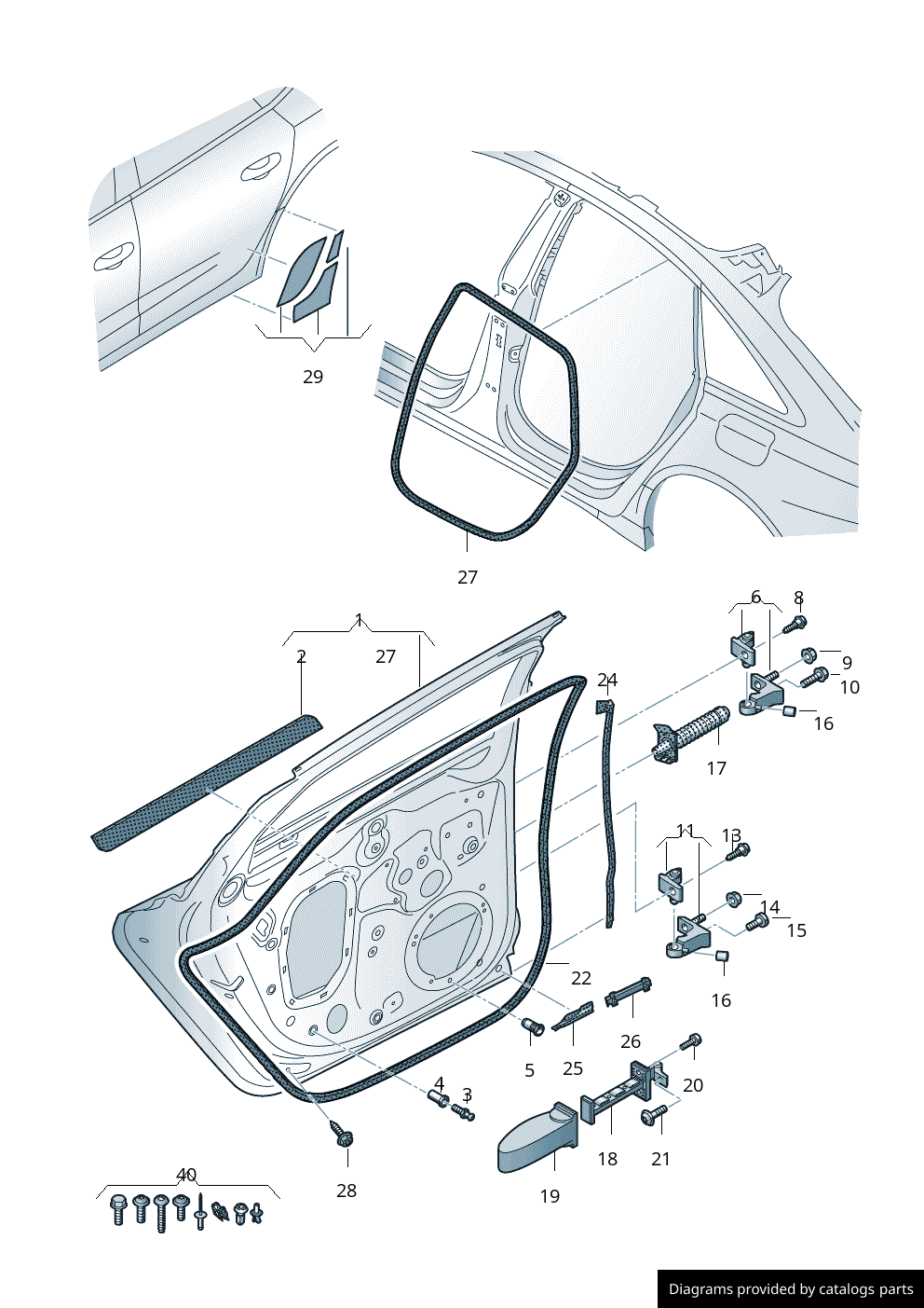 Car part diagram