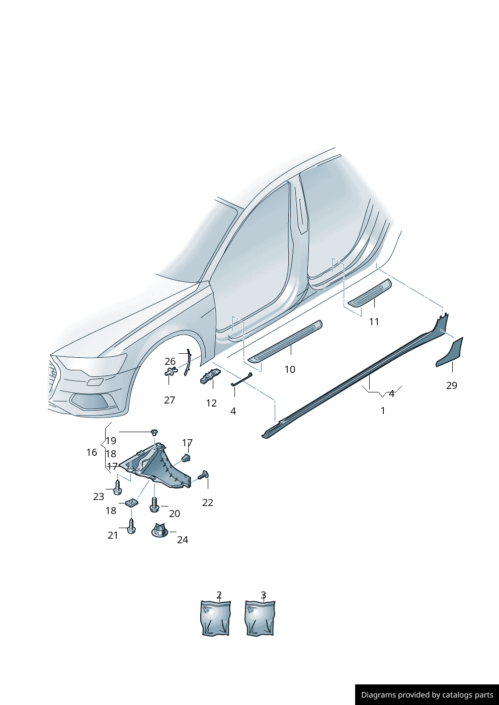 Car part diagram