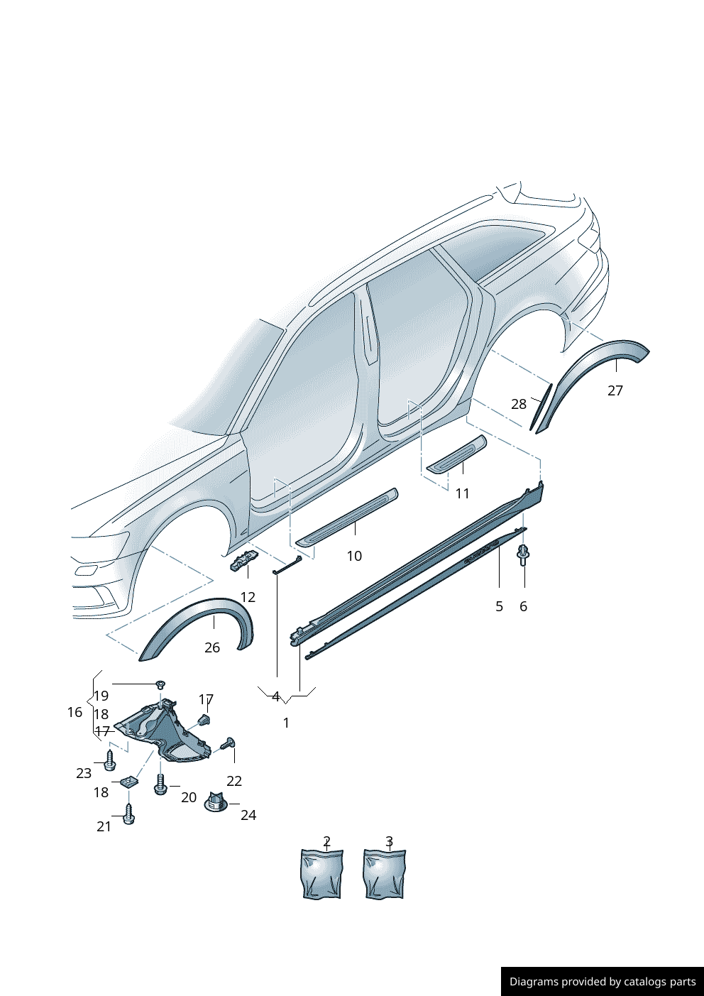 Car part diagram