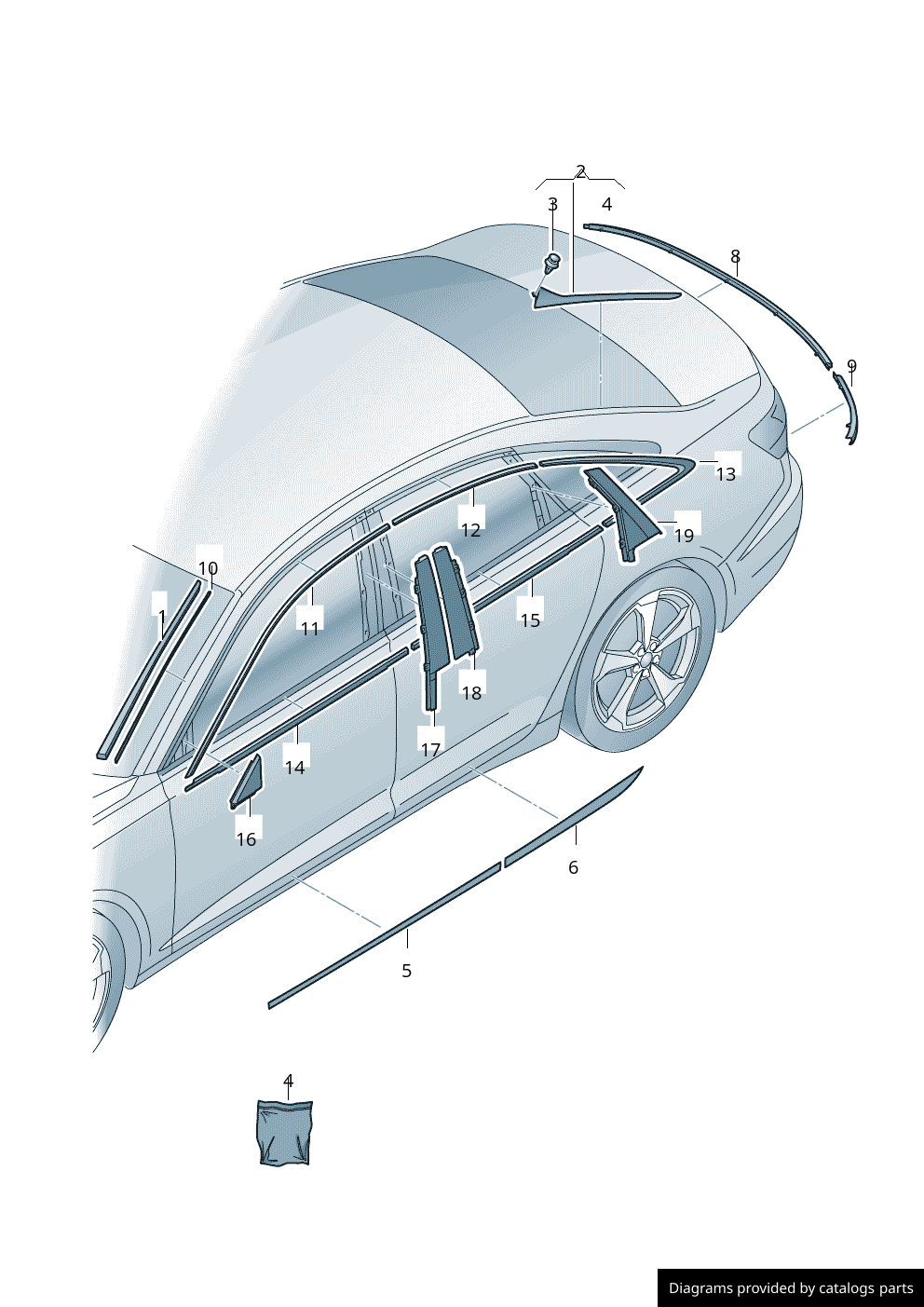 Car part diagram