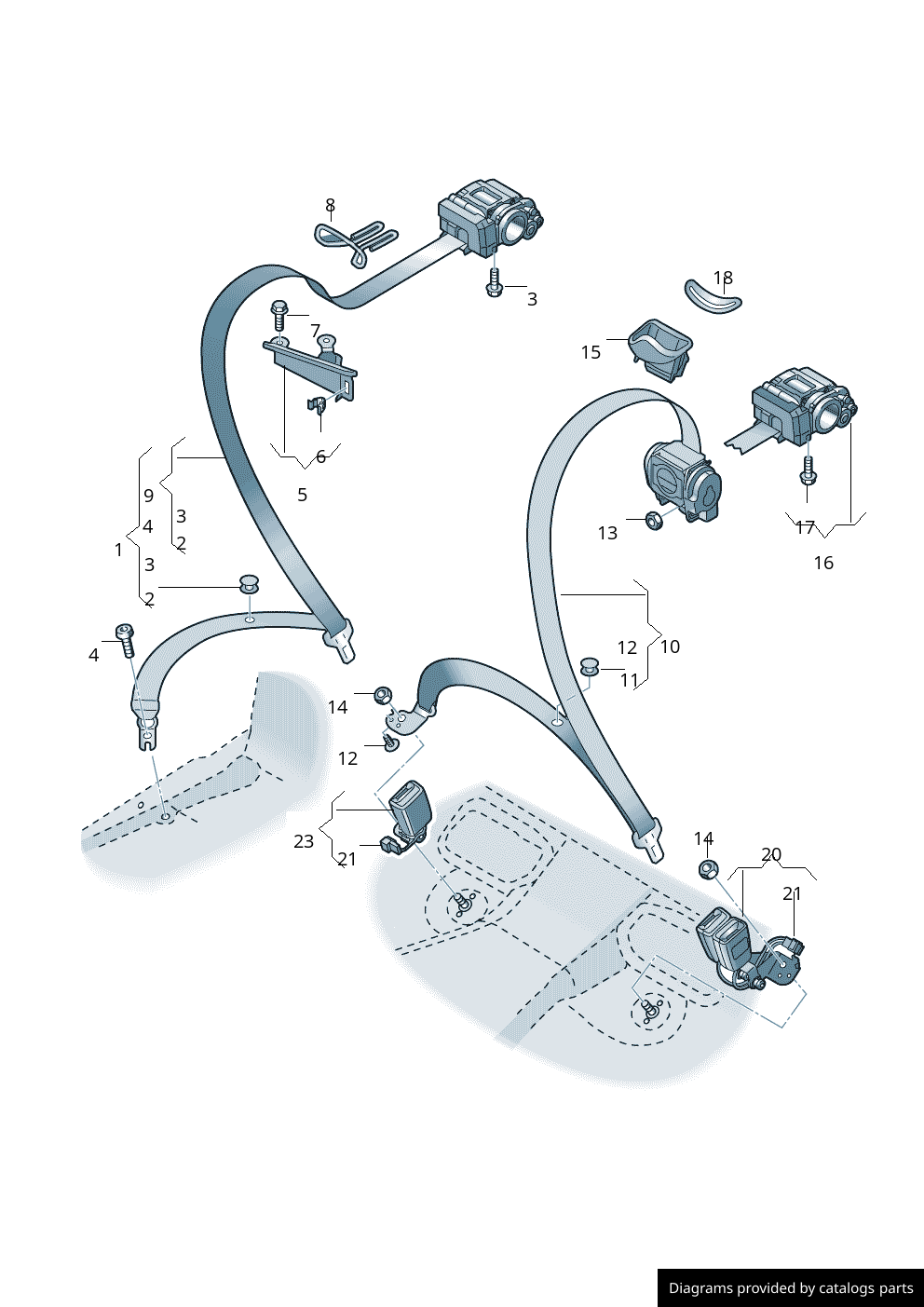 Car part diagram