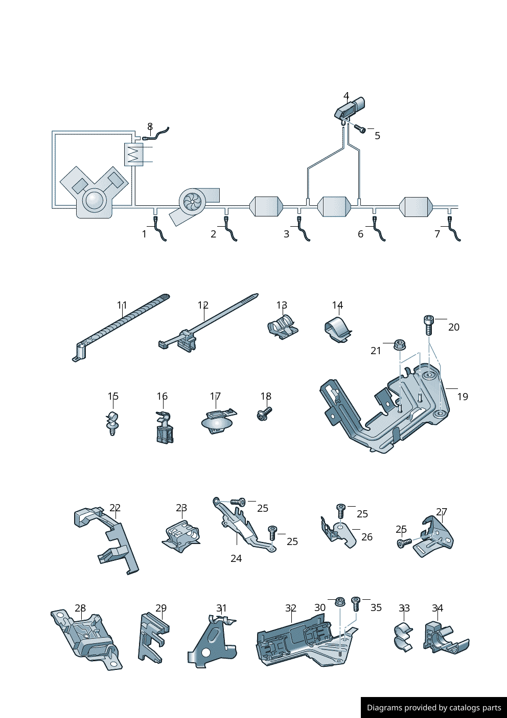 Car part diagram