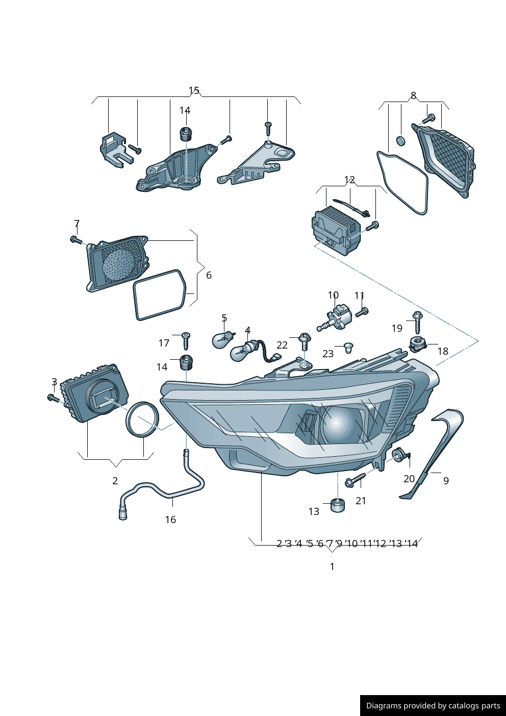 Car part diagram