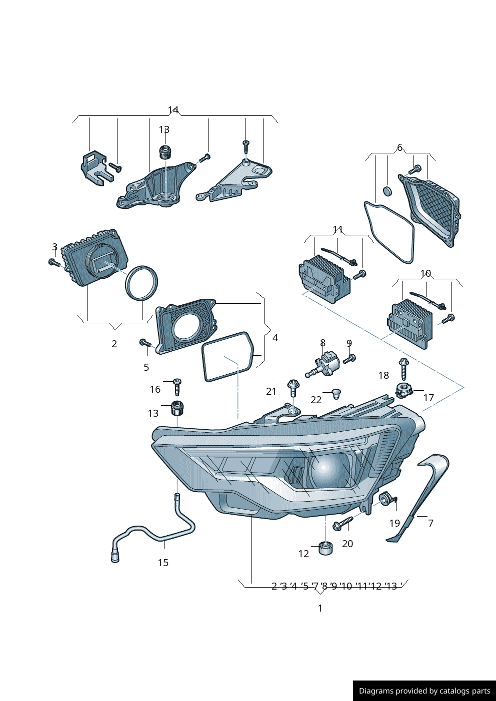 Car part diagram