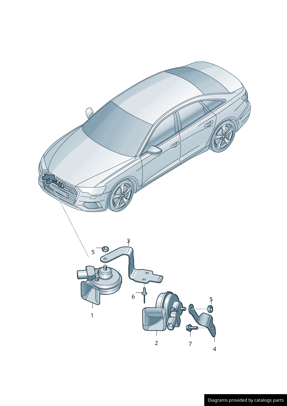 Car part diagram