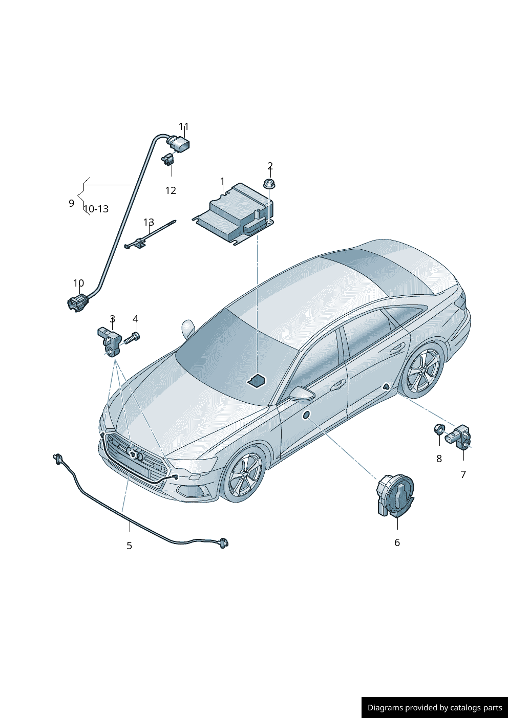 Car part diagram