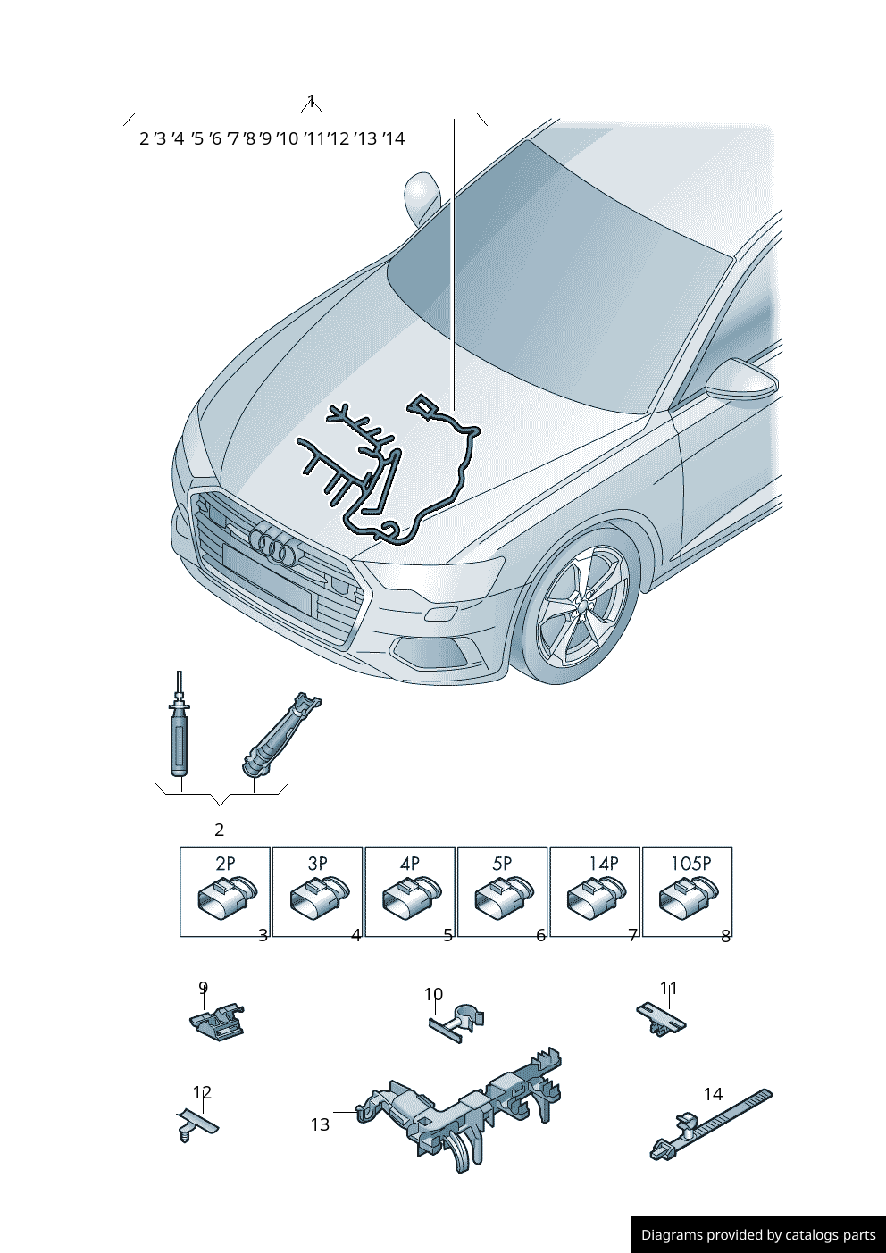 Car part diagram