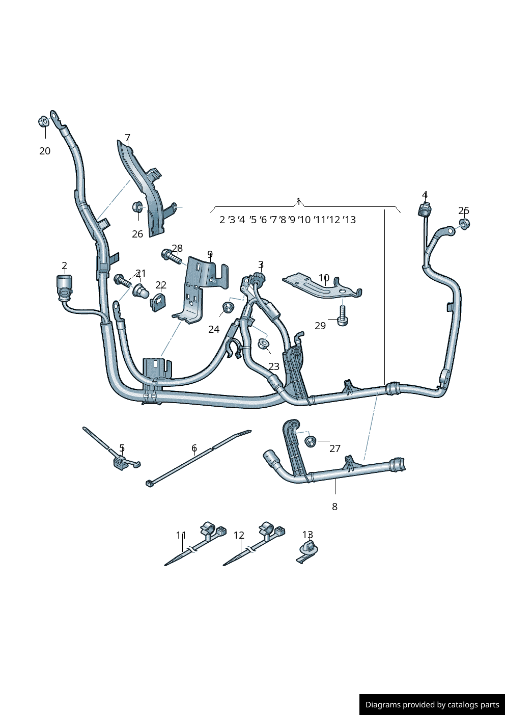 Car part diagram