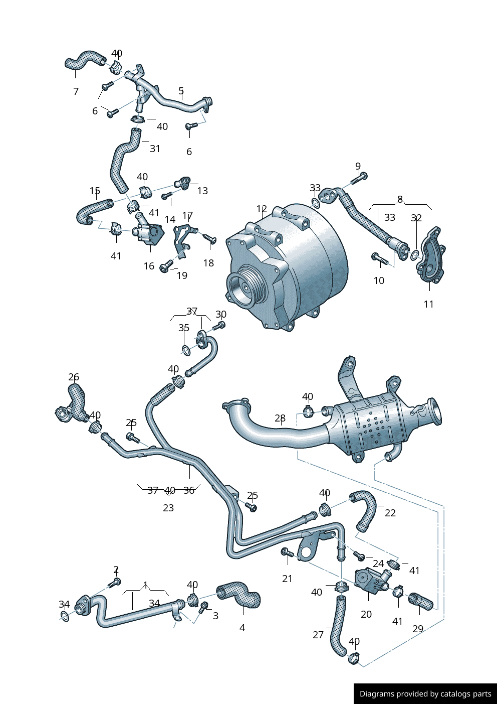 Car part diagram