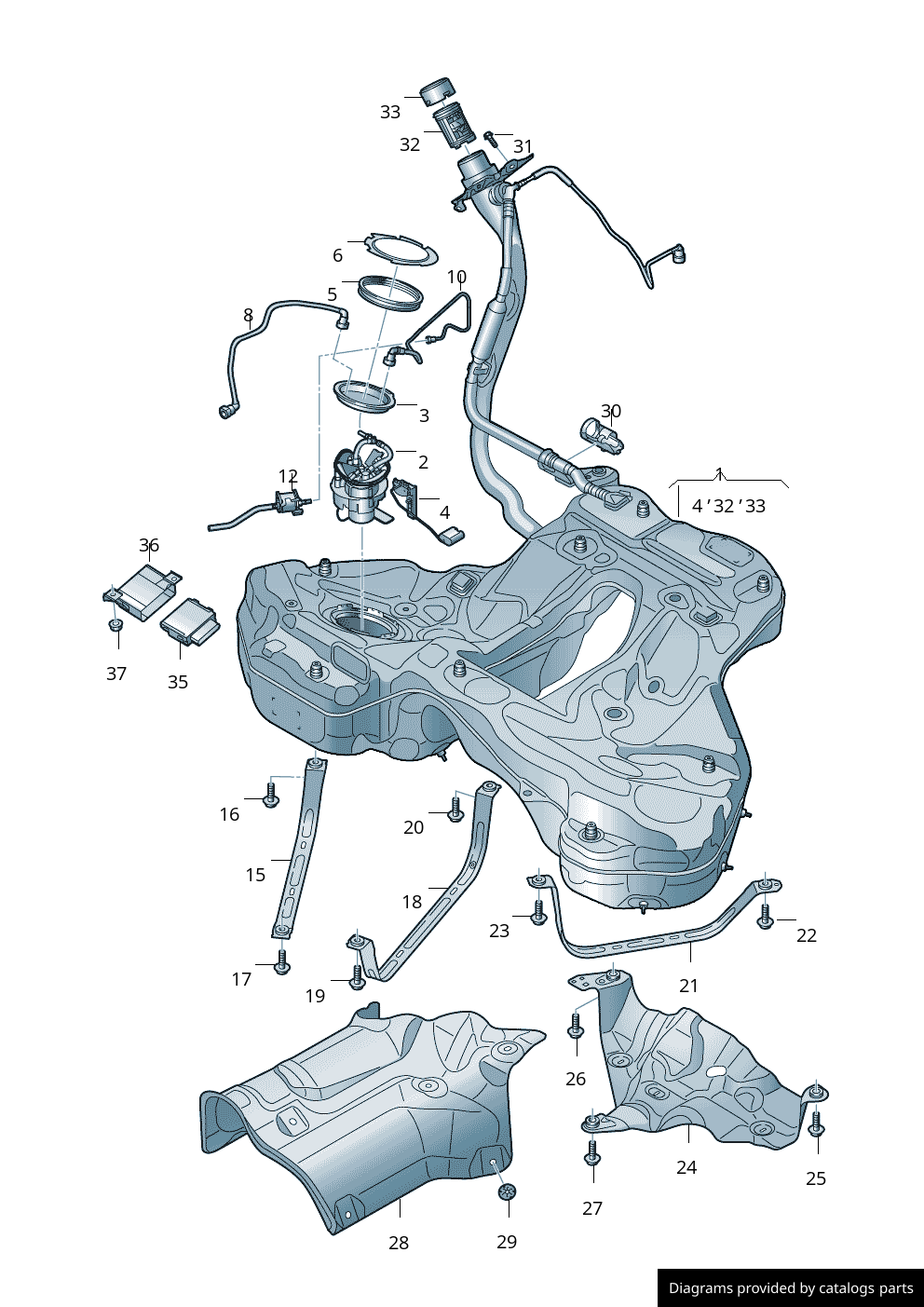 Car part diagram