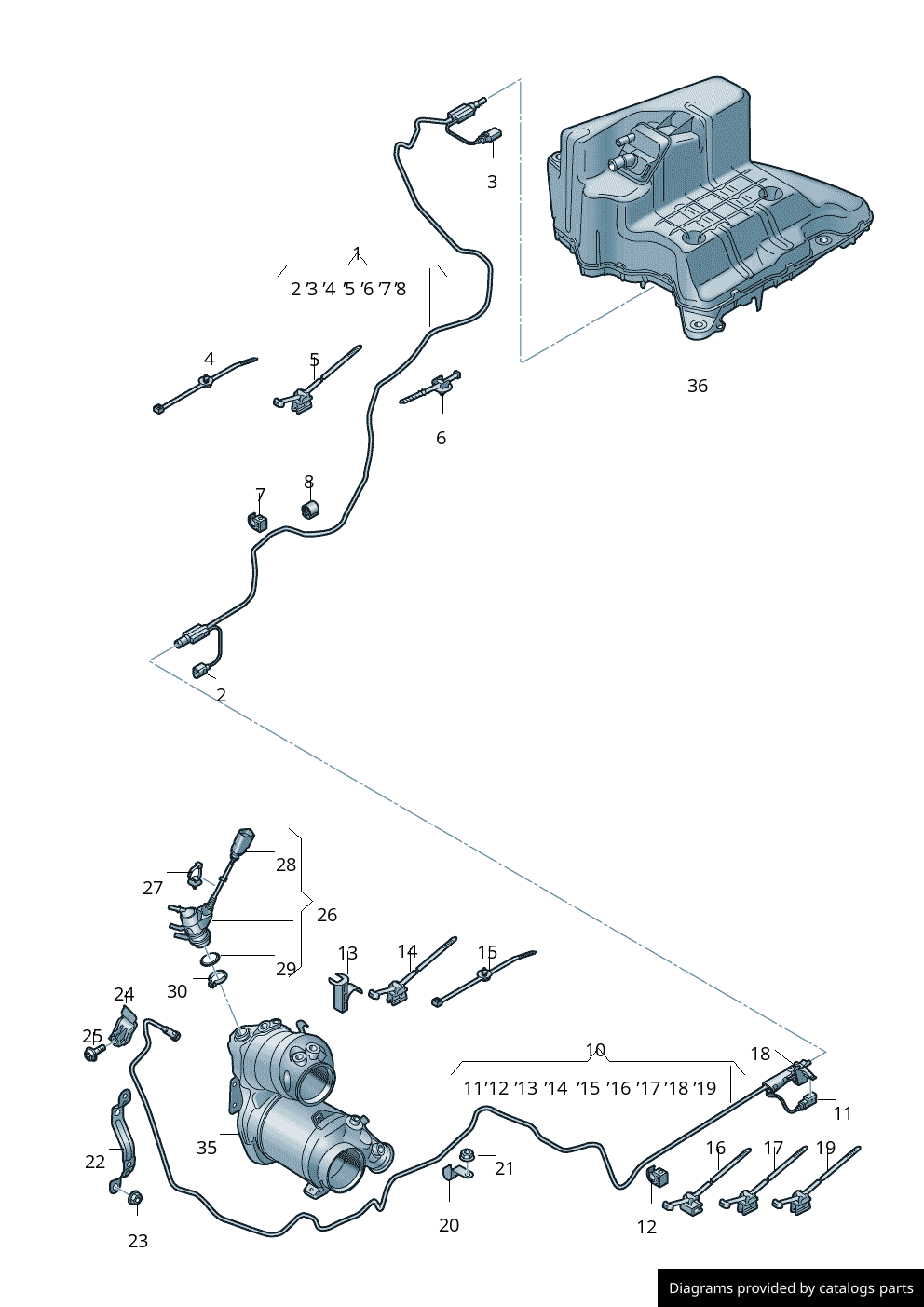 Car part diagram