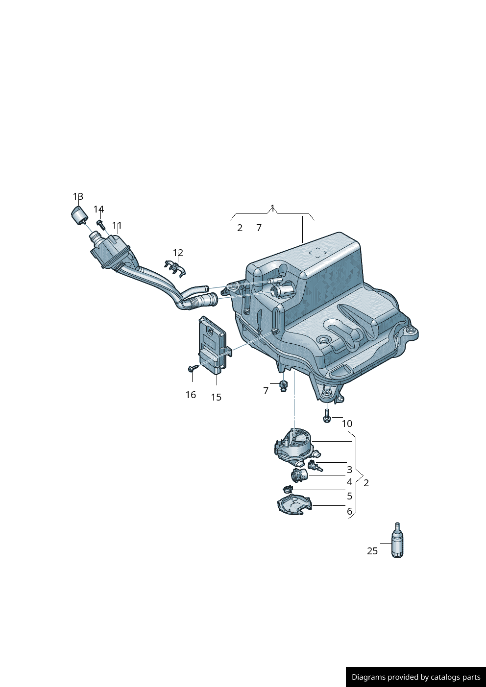 Car part diagram