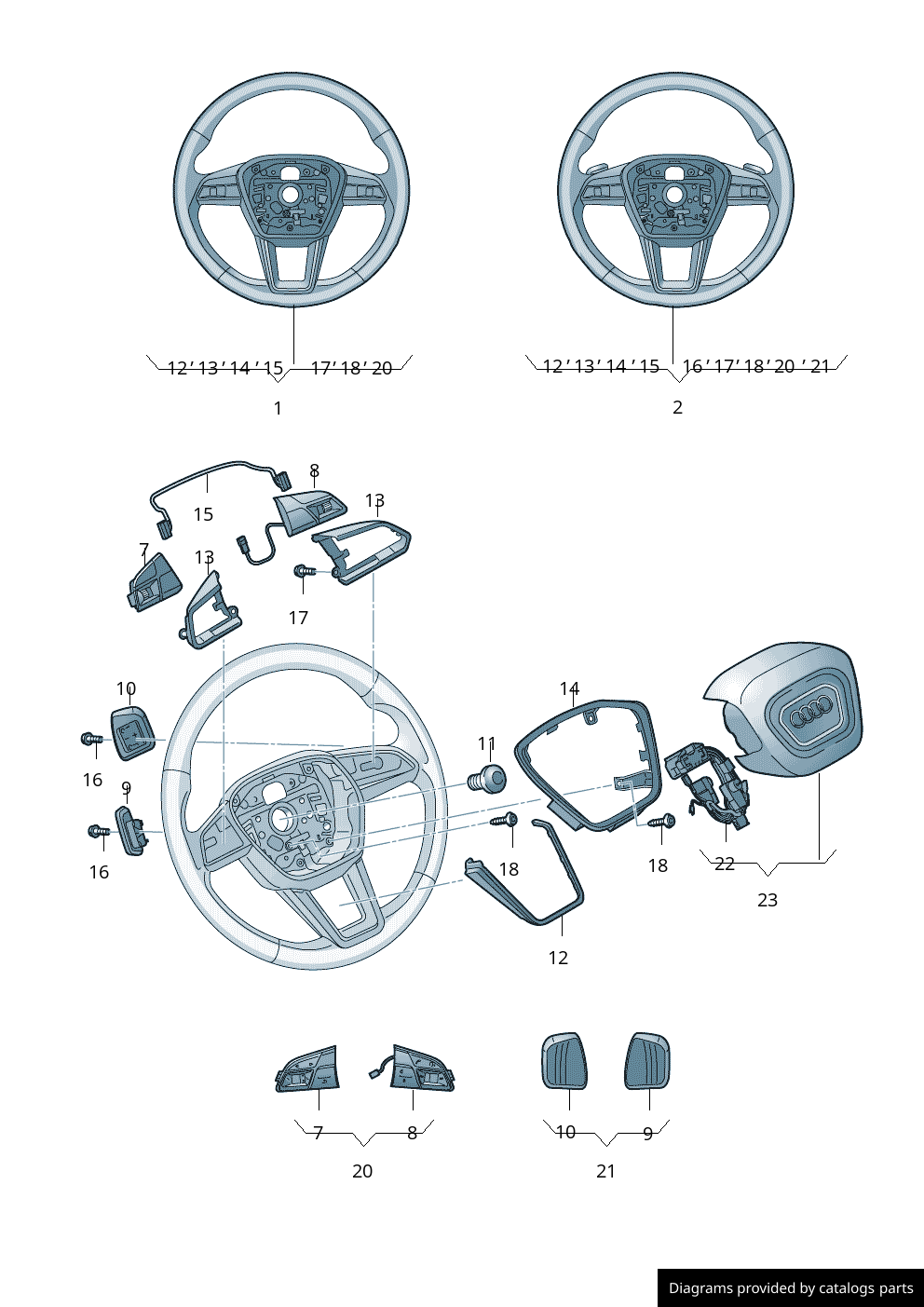 Car part diagram