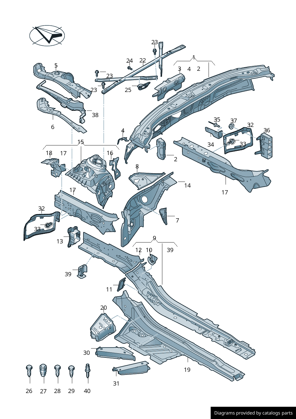 Car part diagram