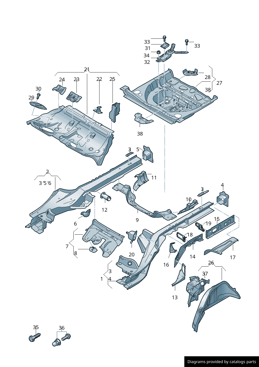 Car part diagram