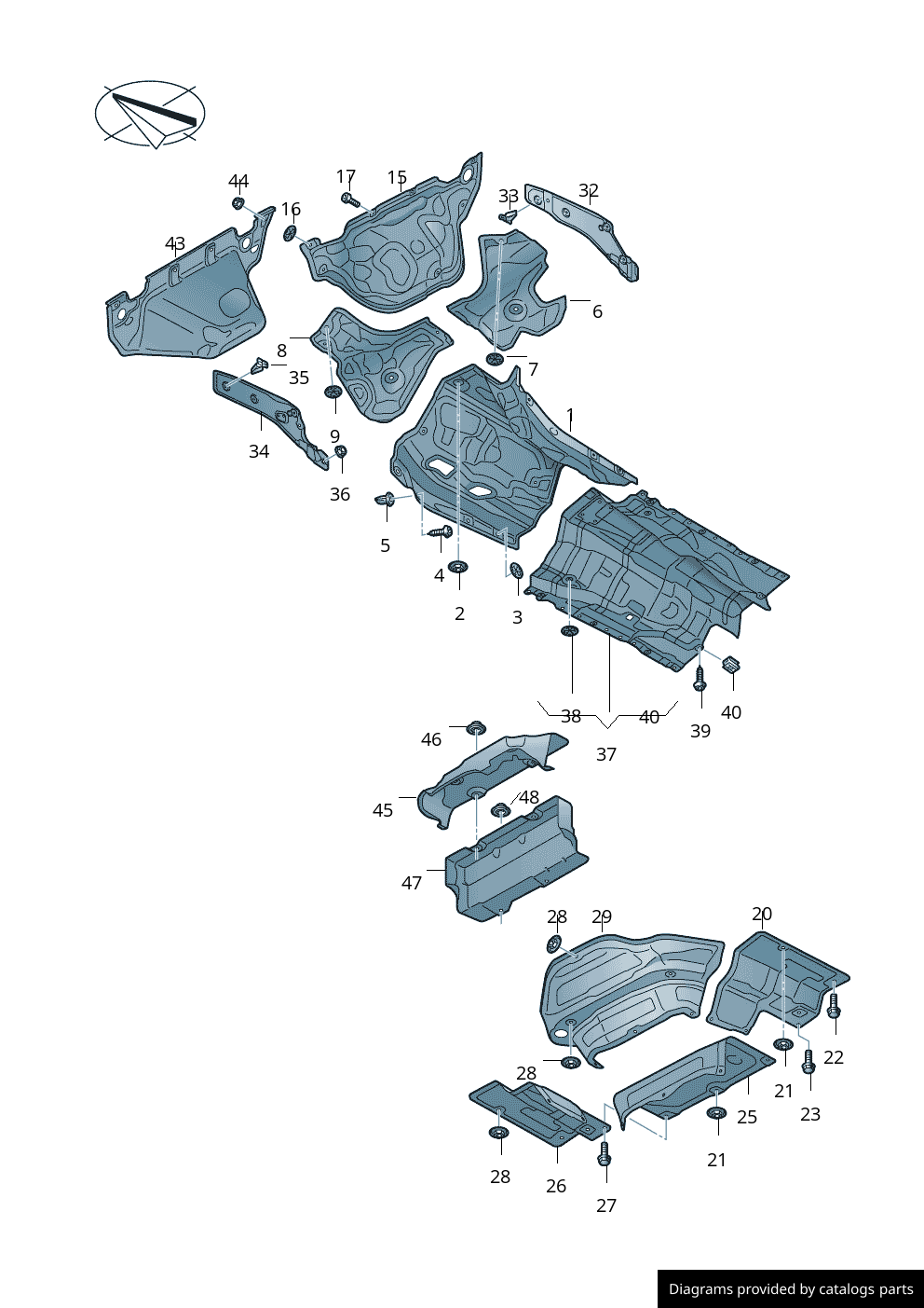 Car part diagram