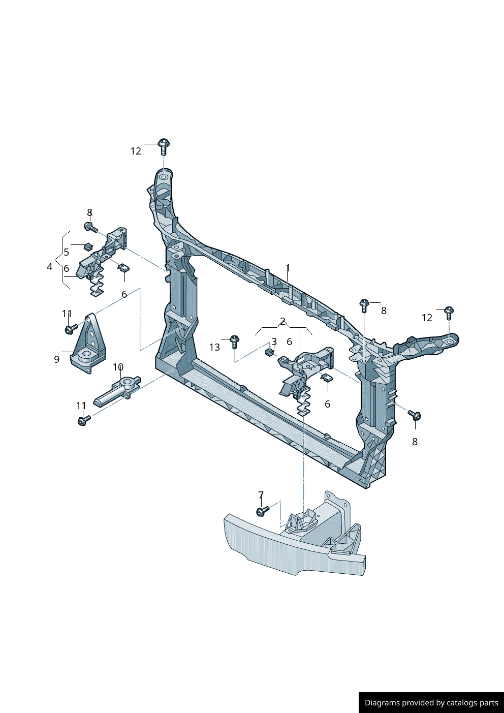 Car part diagram