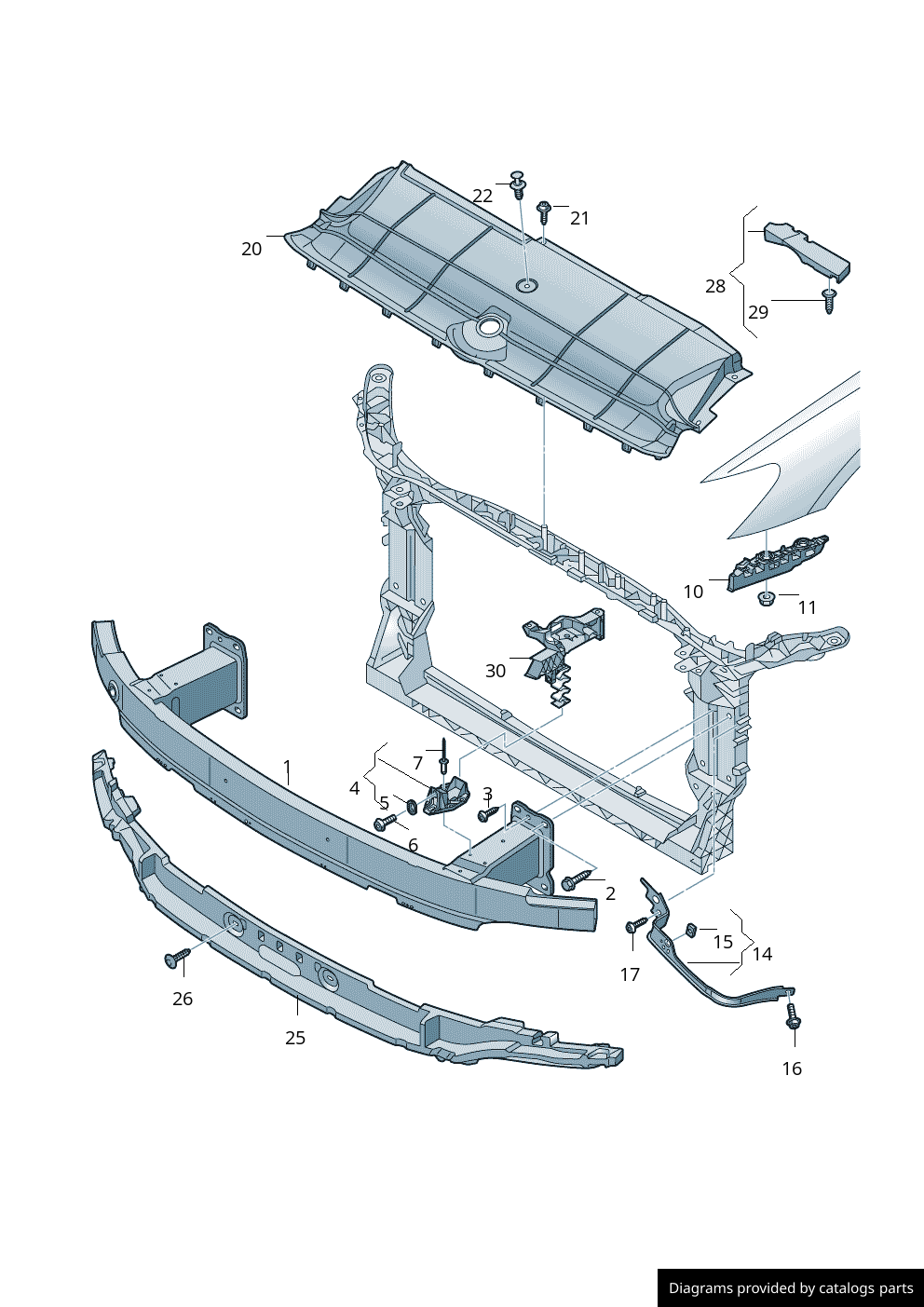 Car part diagram