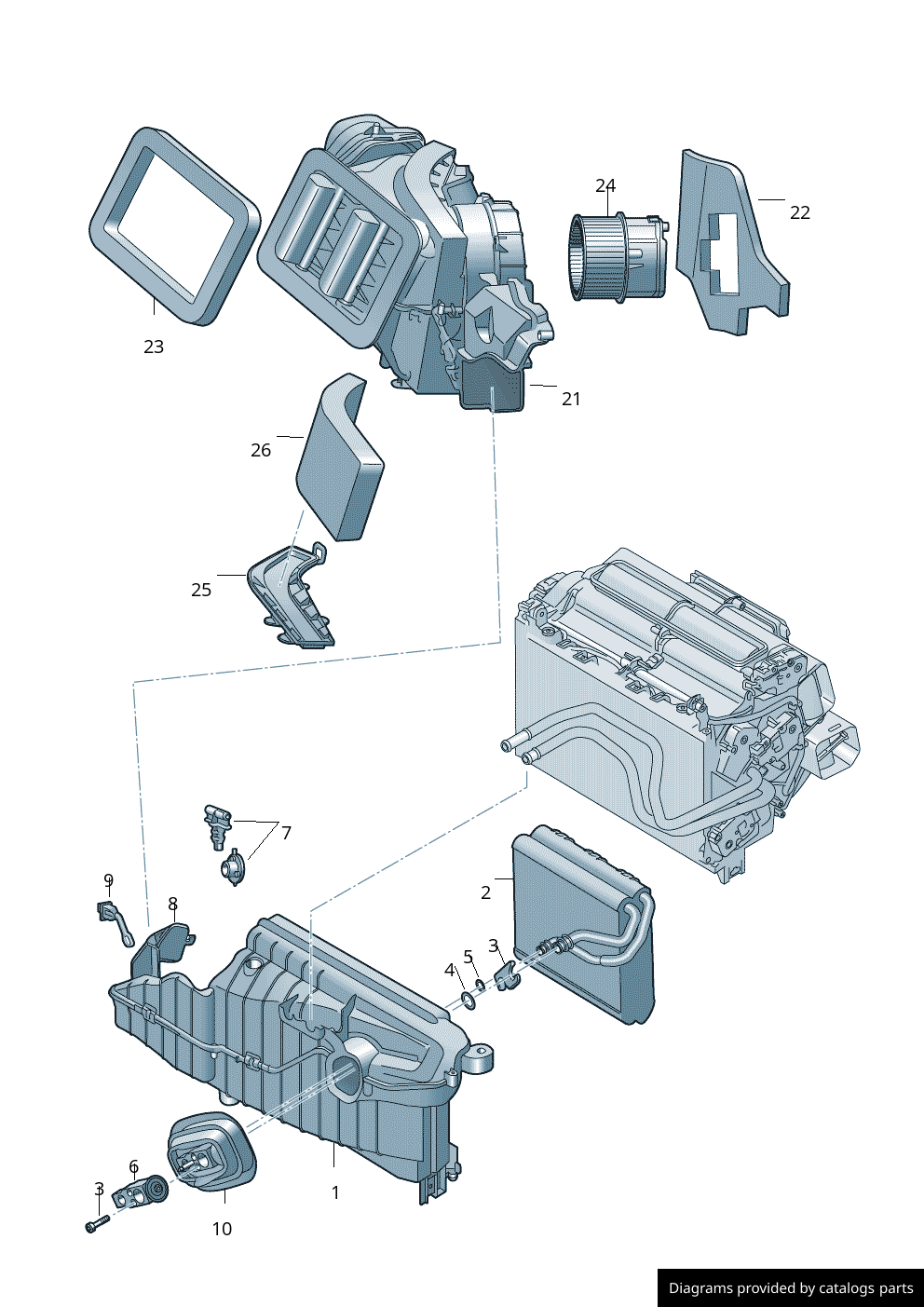Car part diagram