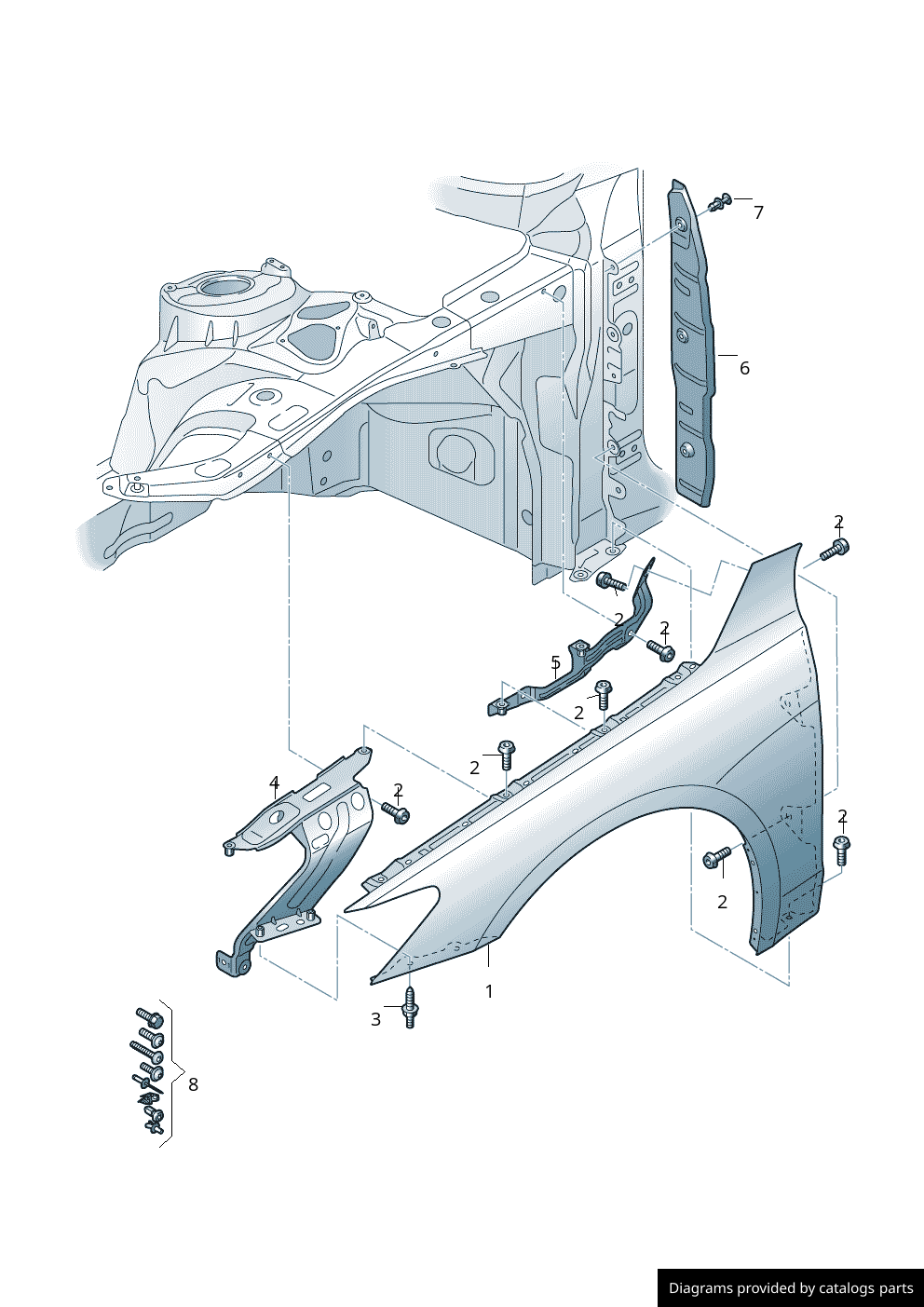 Car part diagram