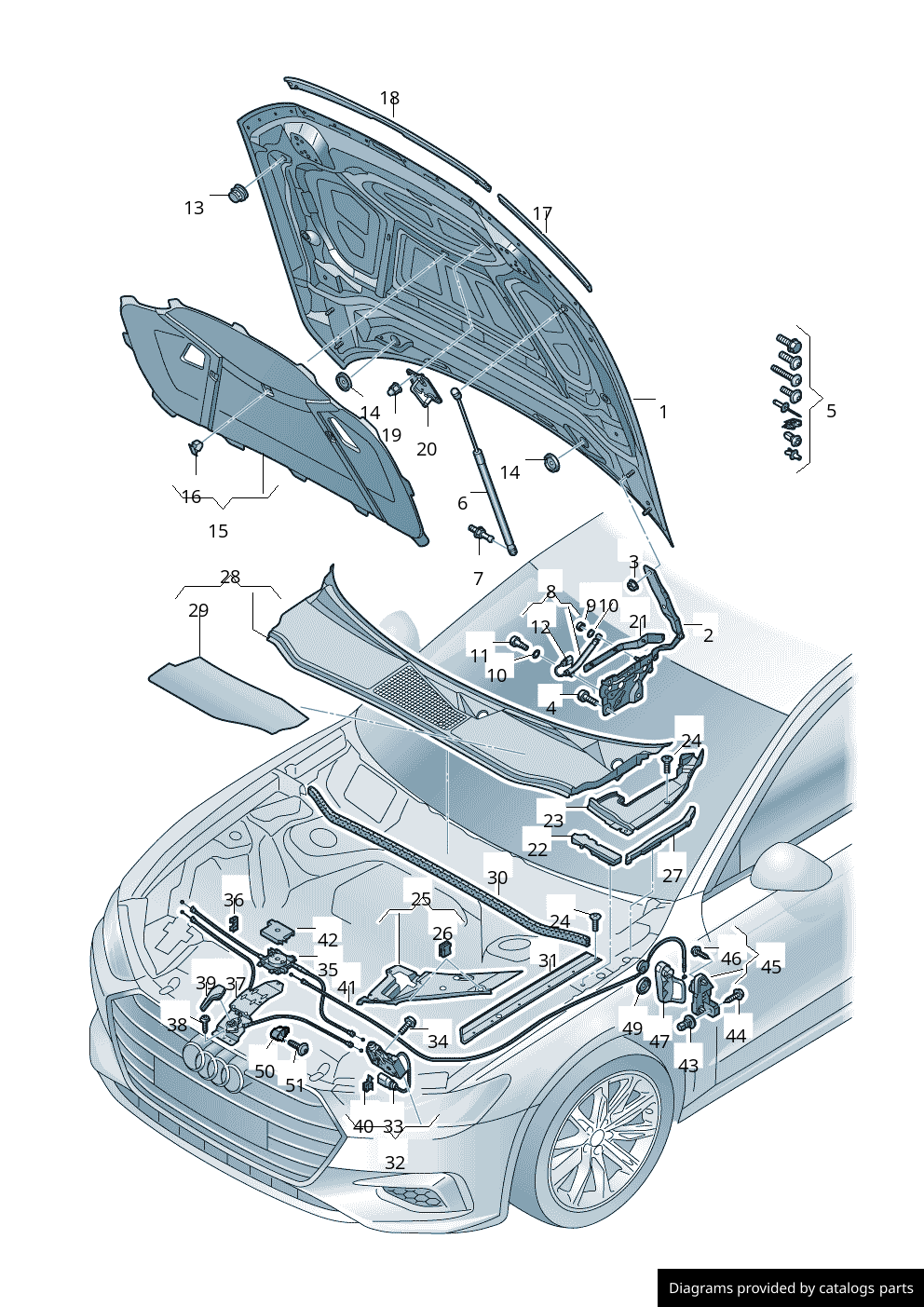 Car part diagram