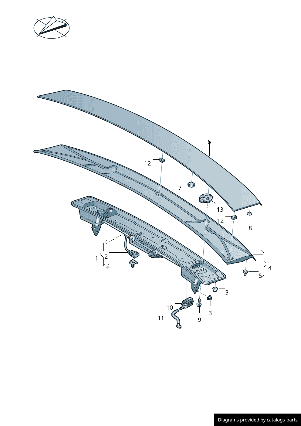 Car part diagram