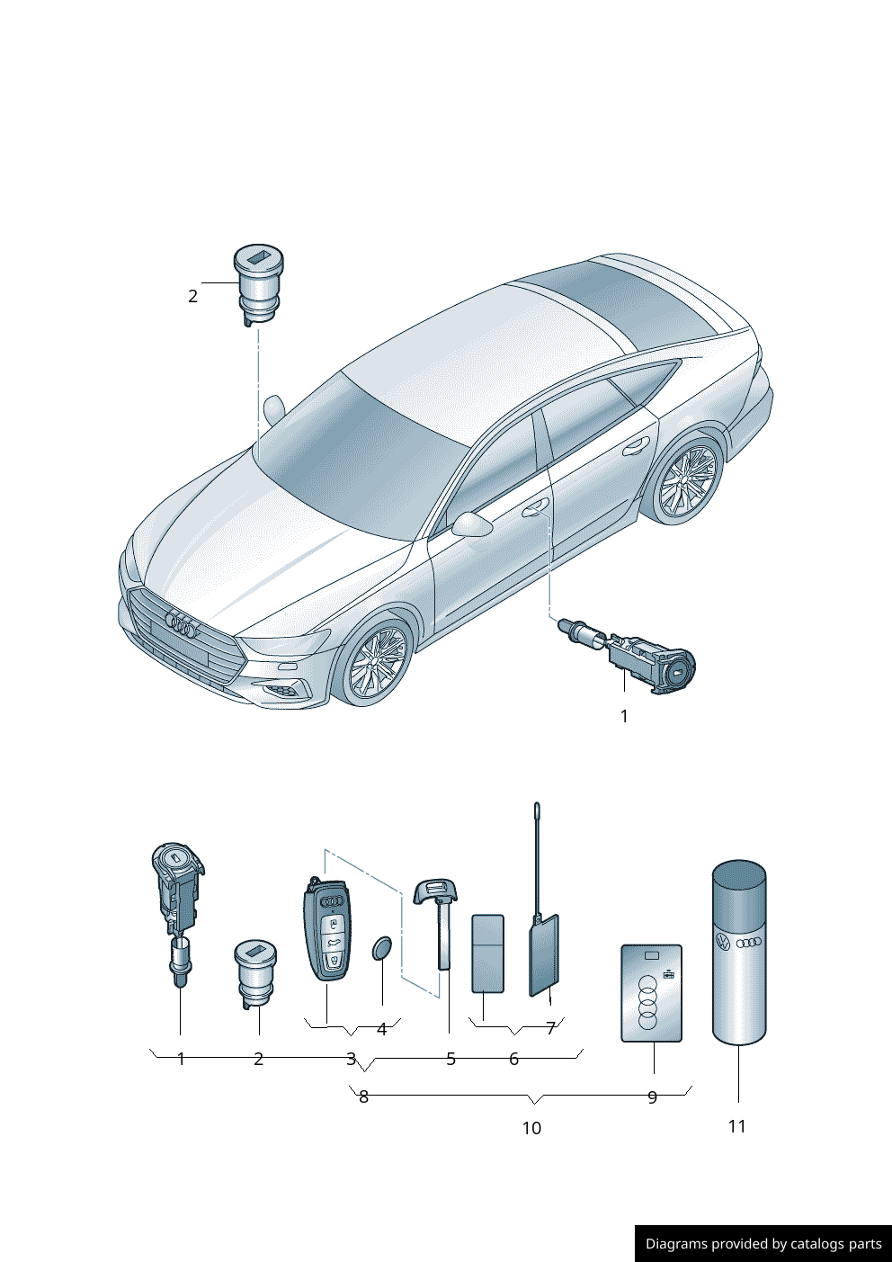Car part diagram