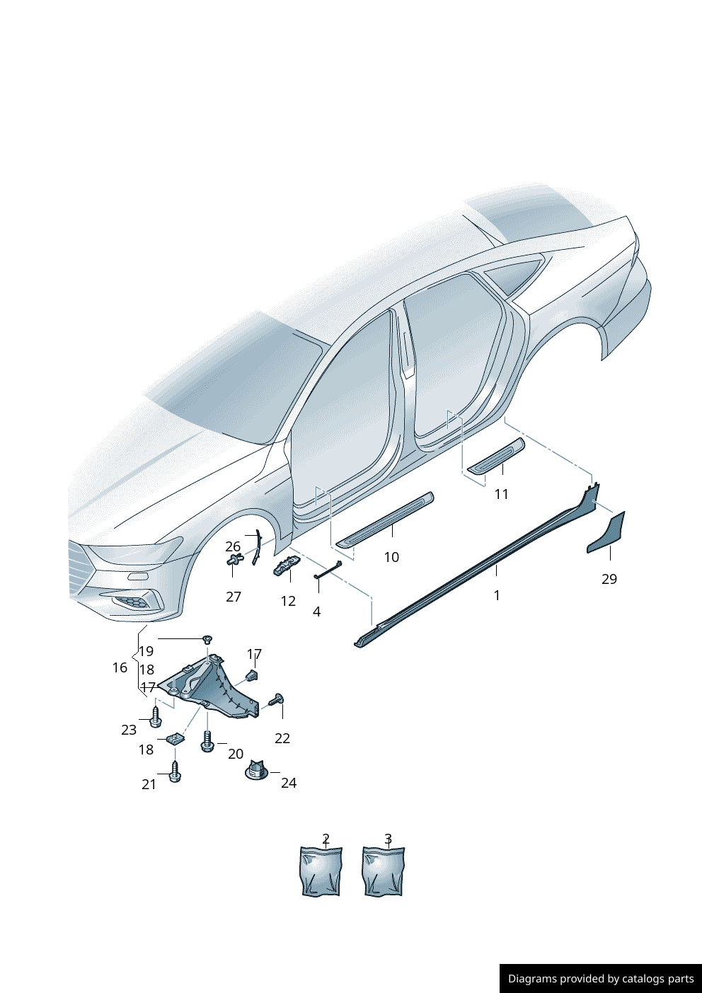 Car part diagram