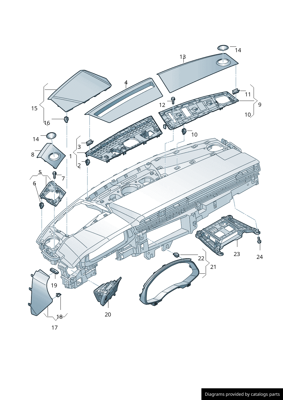 Car part diagram