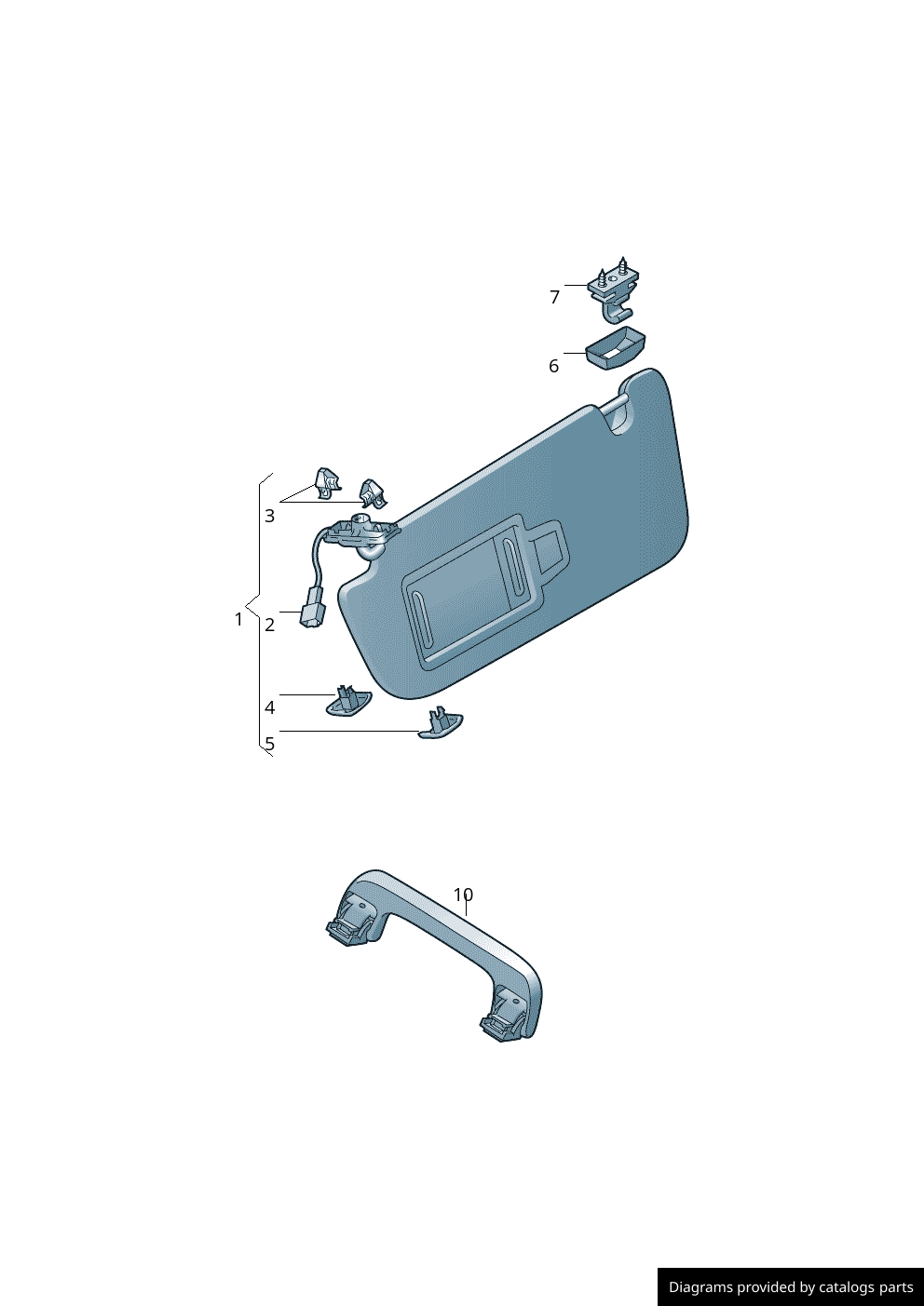 Car part diagram