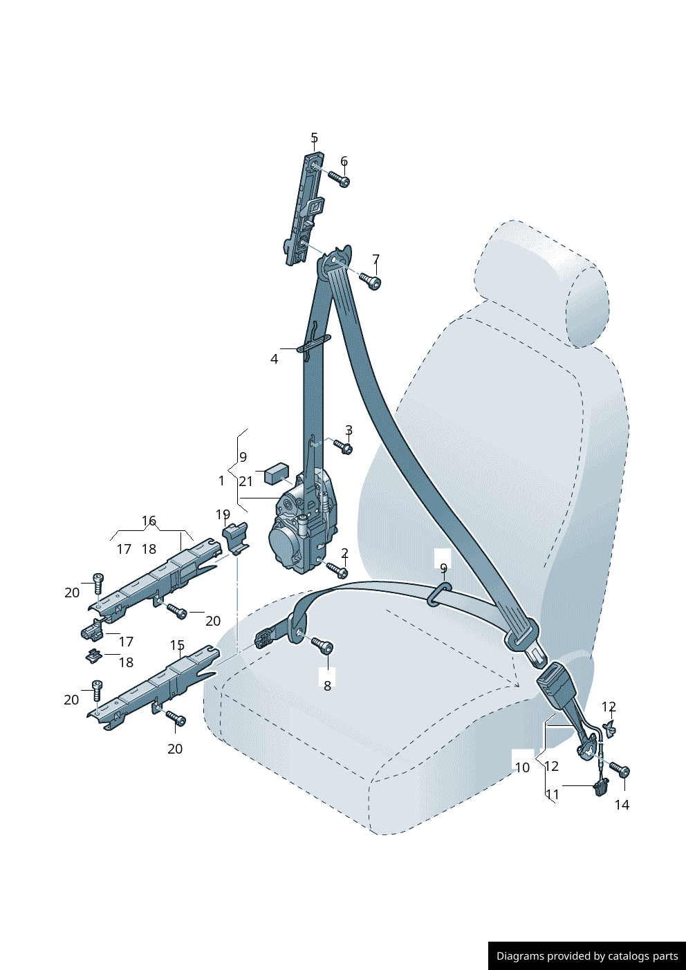 Car part diagram