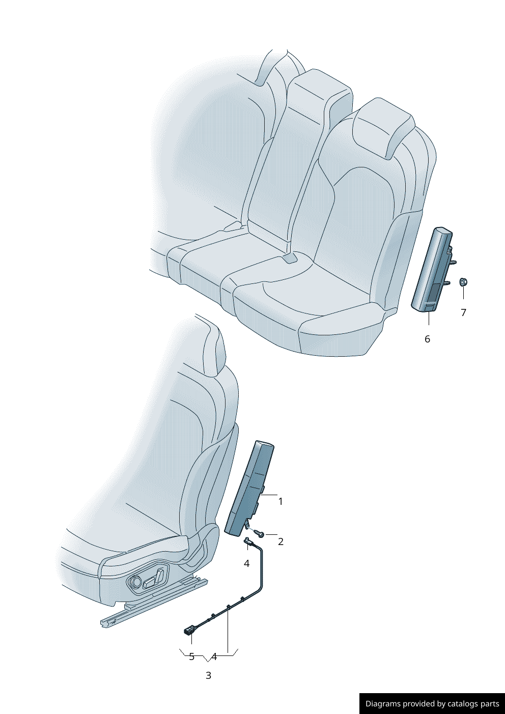 Car part diagram