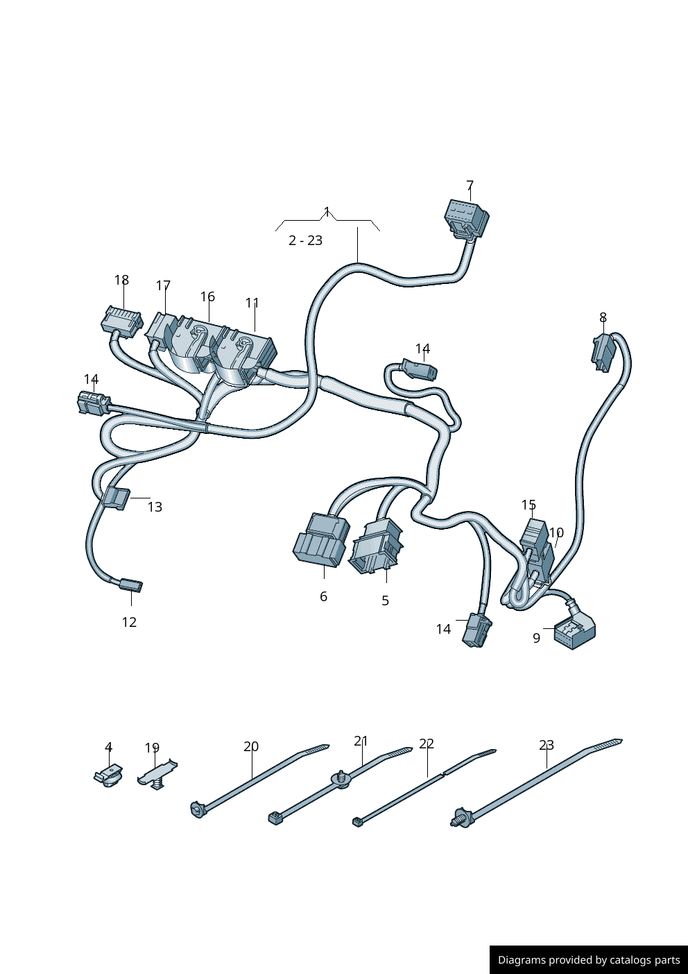 Car part diagram
