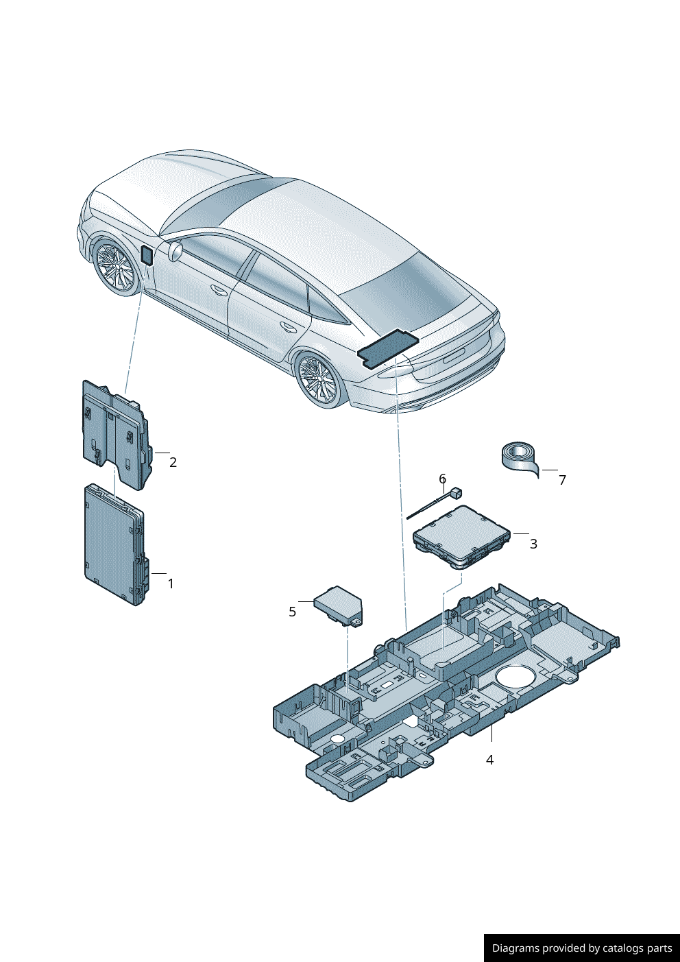 Car part diagram