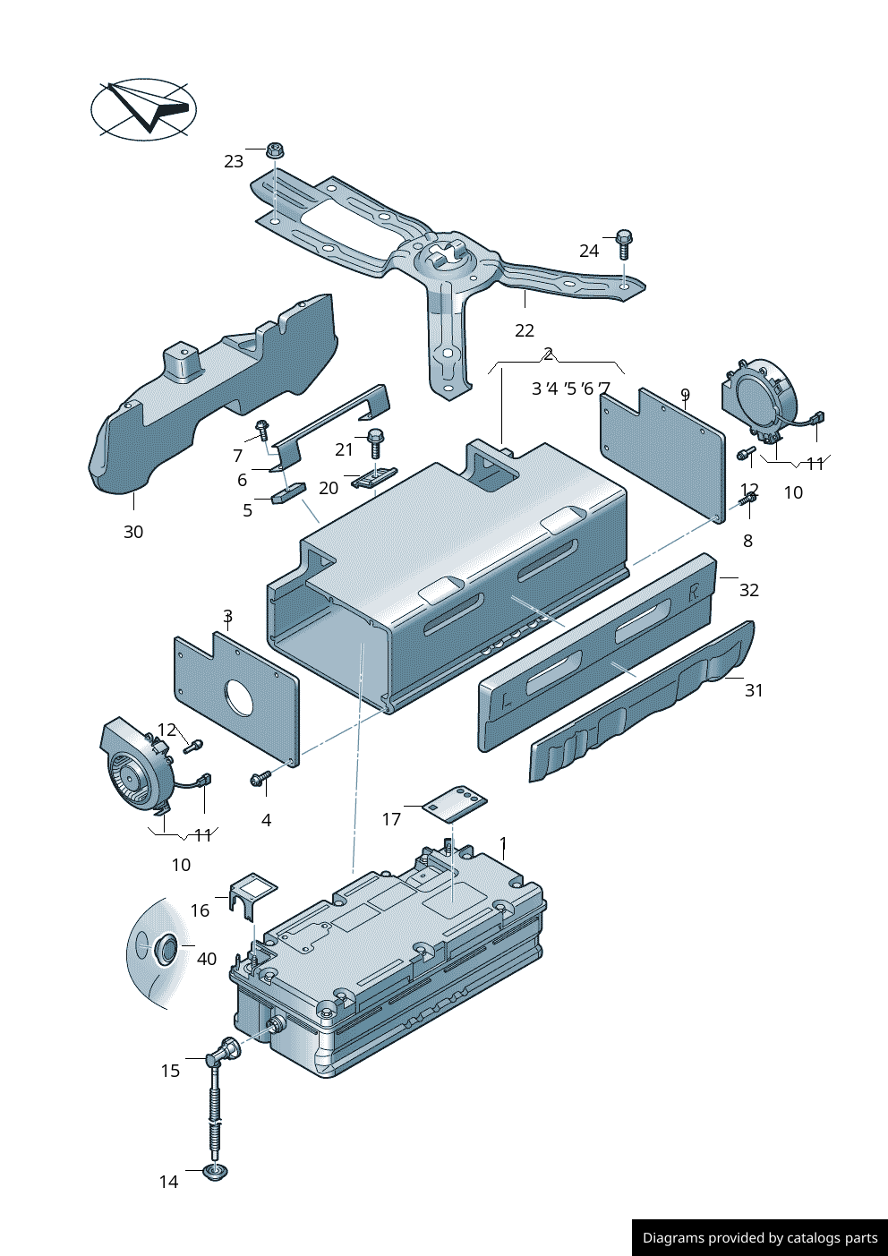 Car part diagram