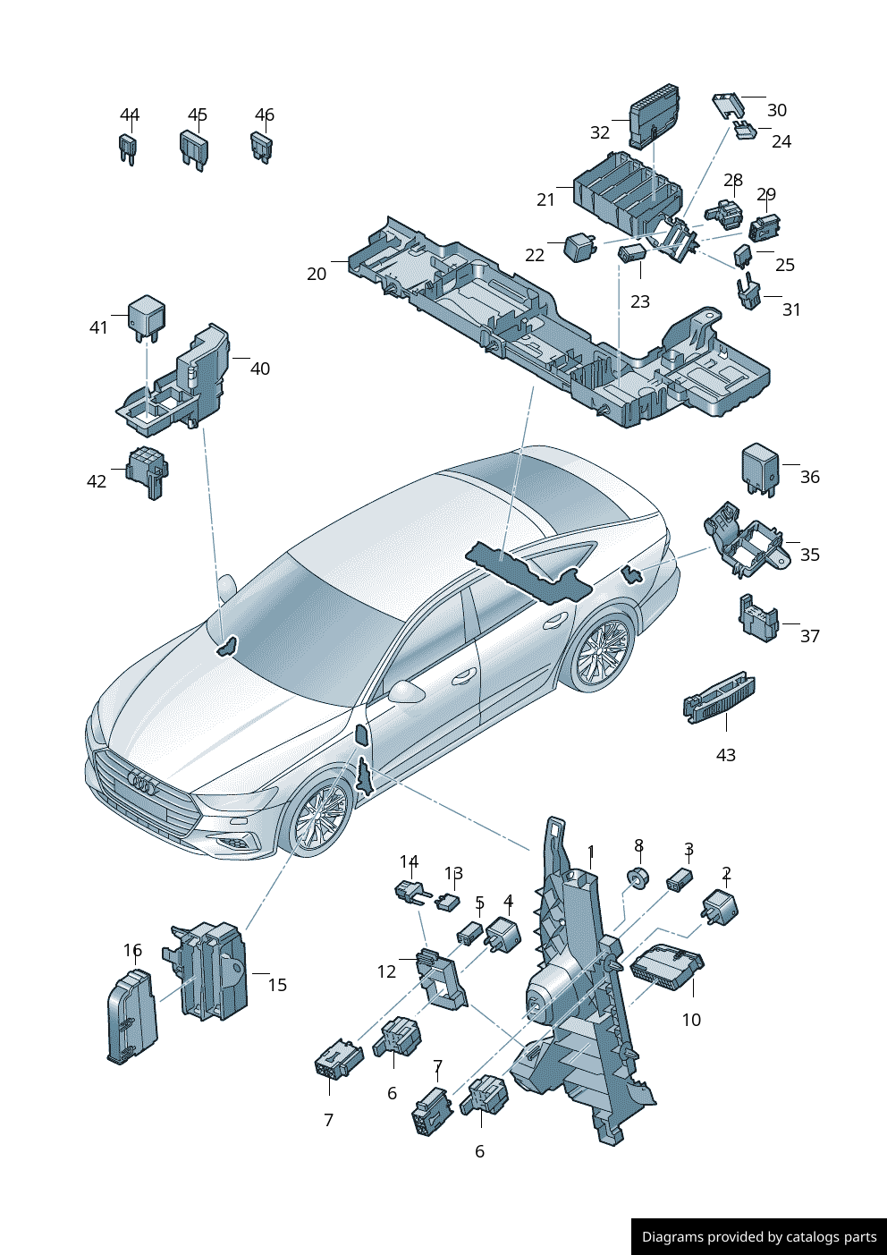 Car part diagram