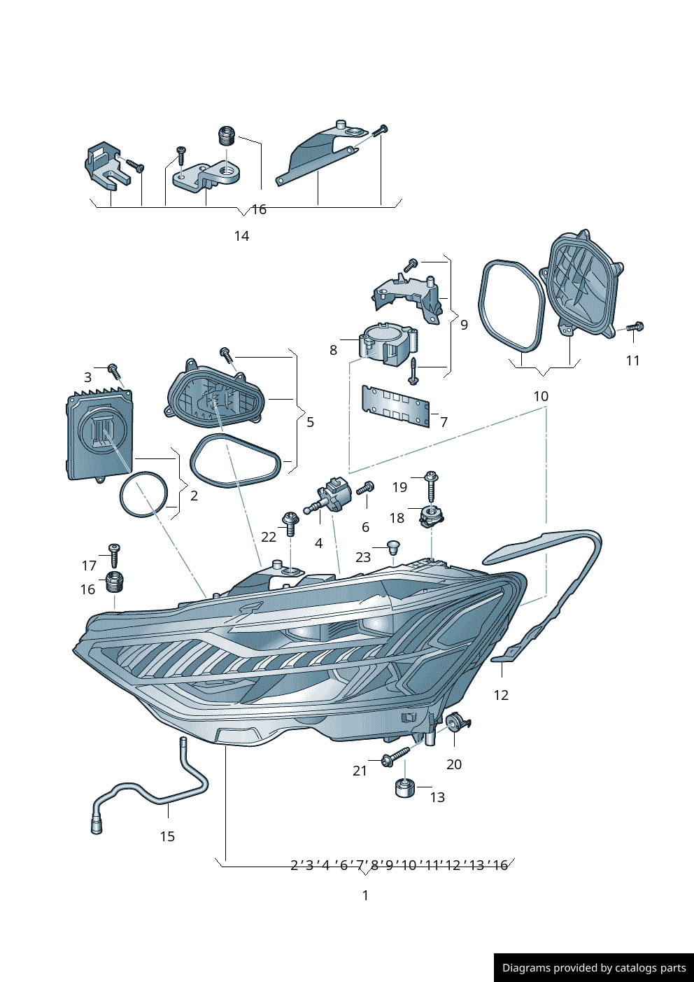 Car part diagram