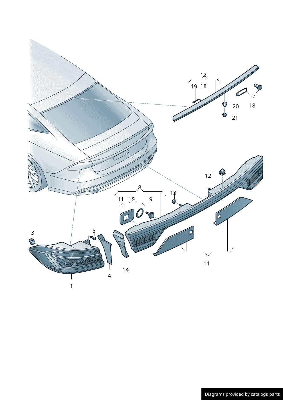 Car part diagram