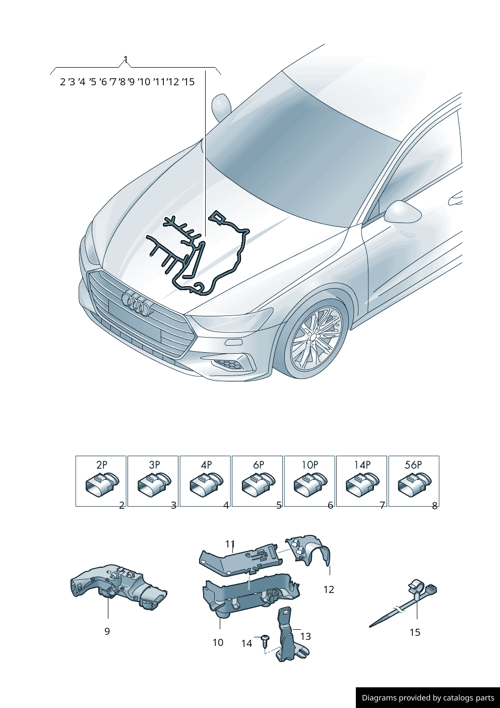 Car part diagram
