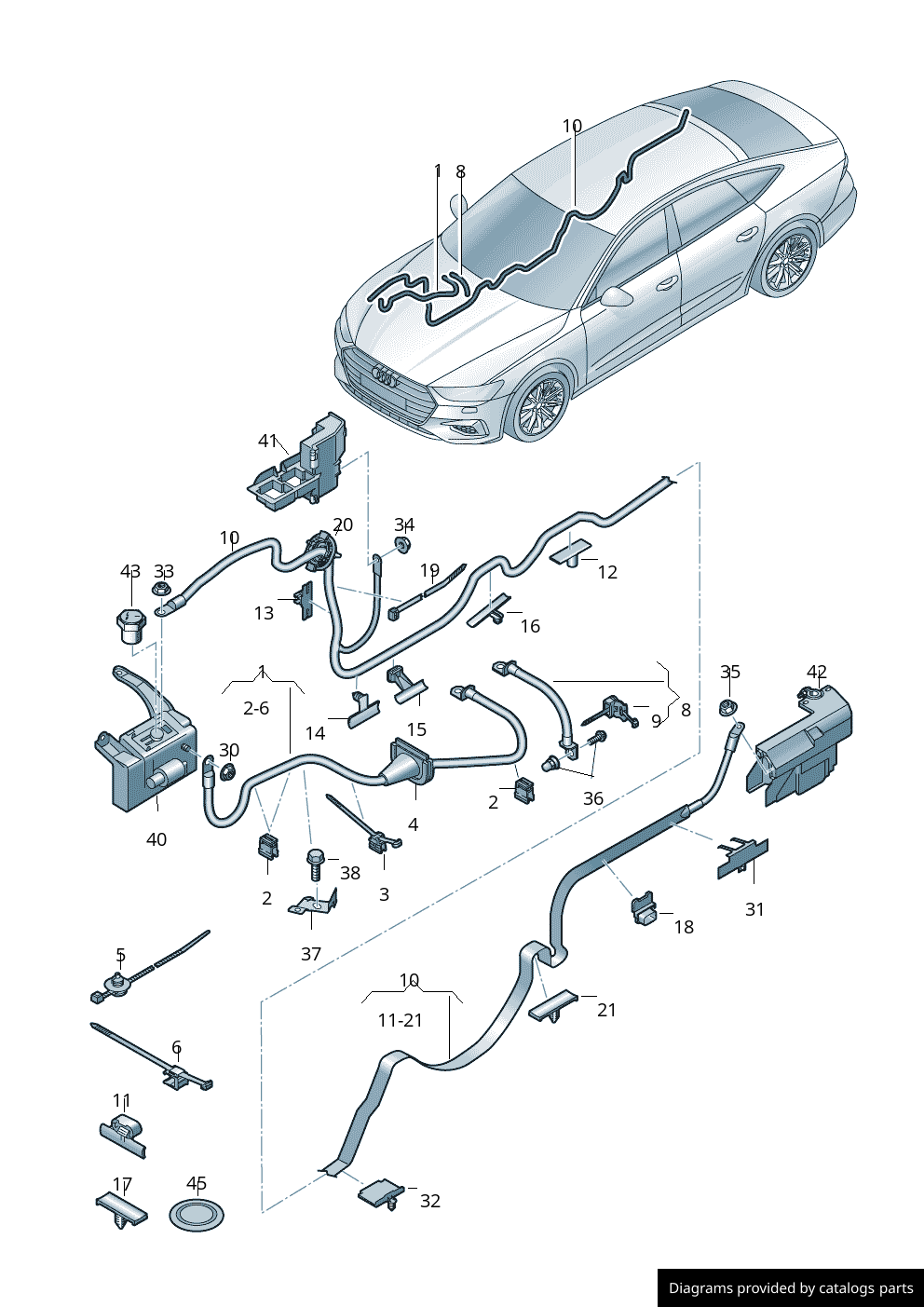 Car part diagram