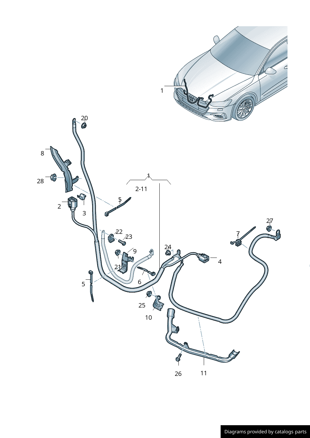 Car part diagram