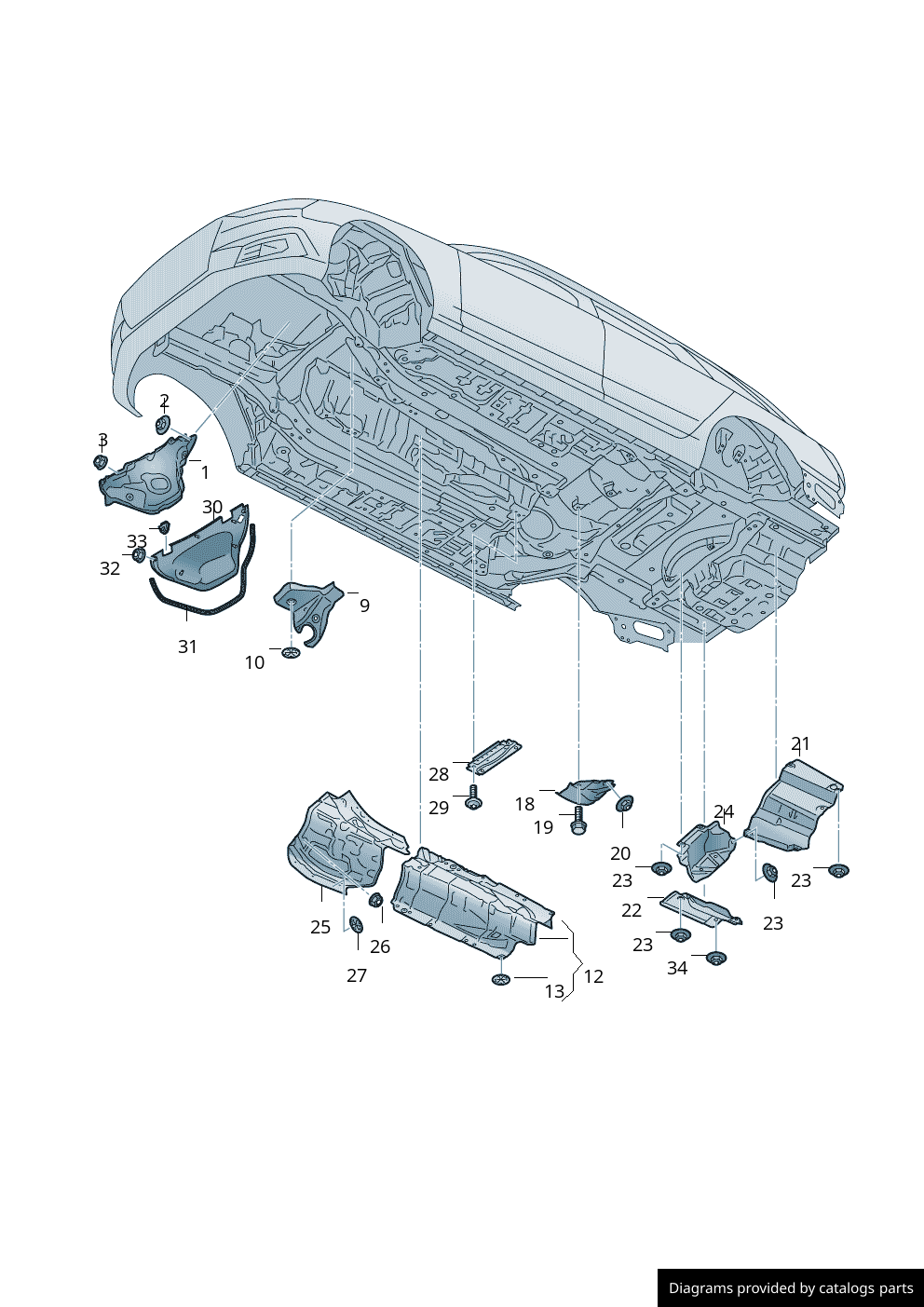 Car part diagram