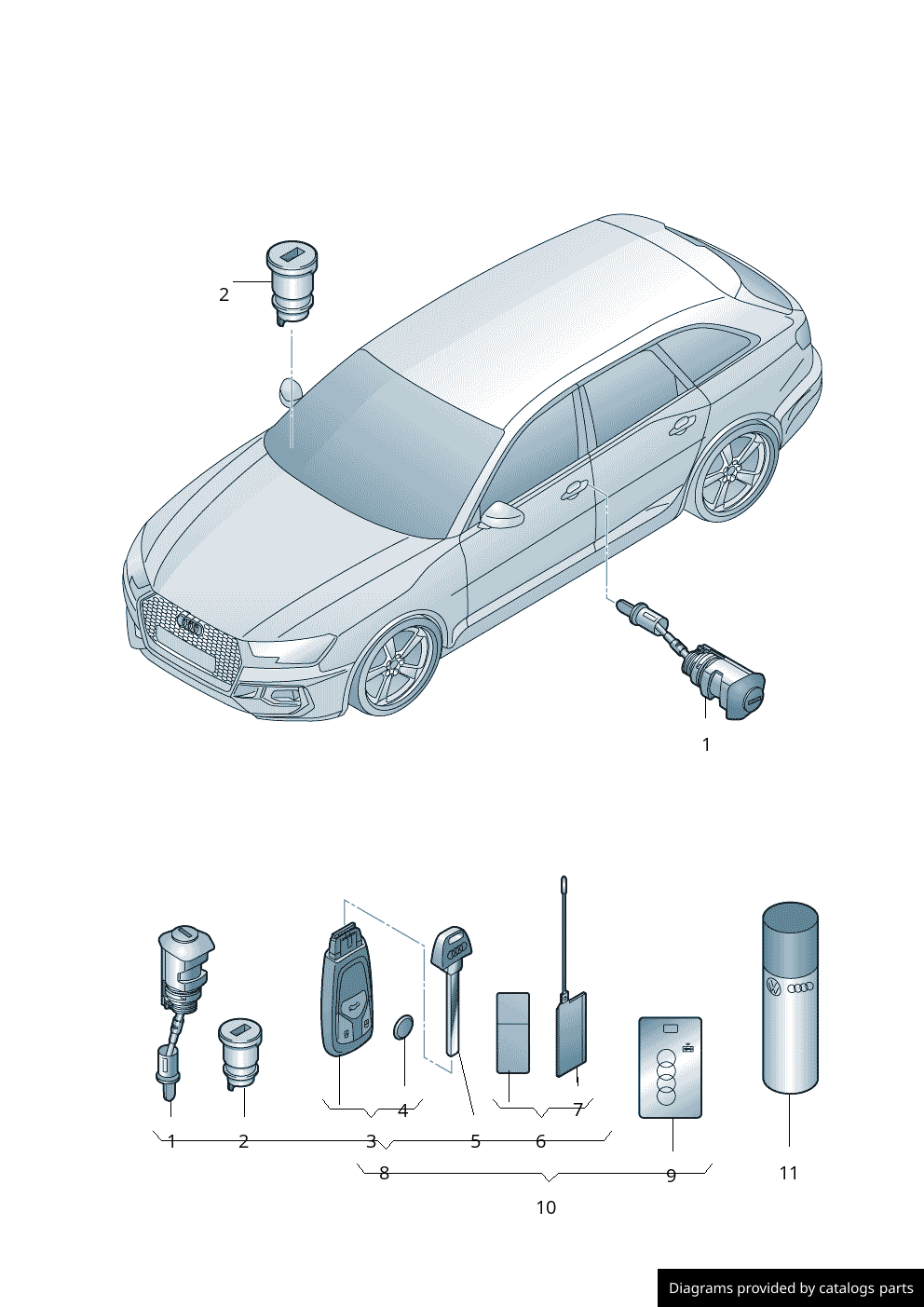 Car part diagram
