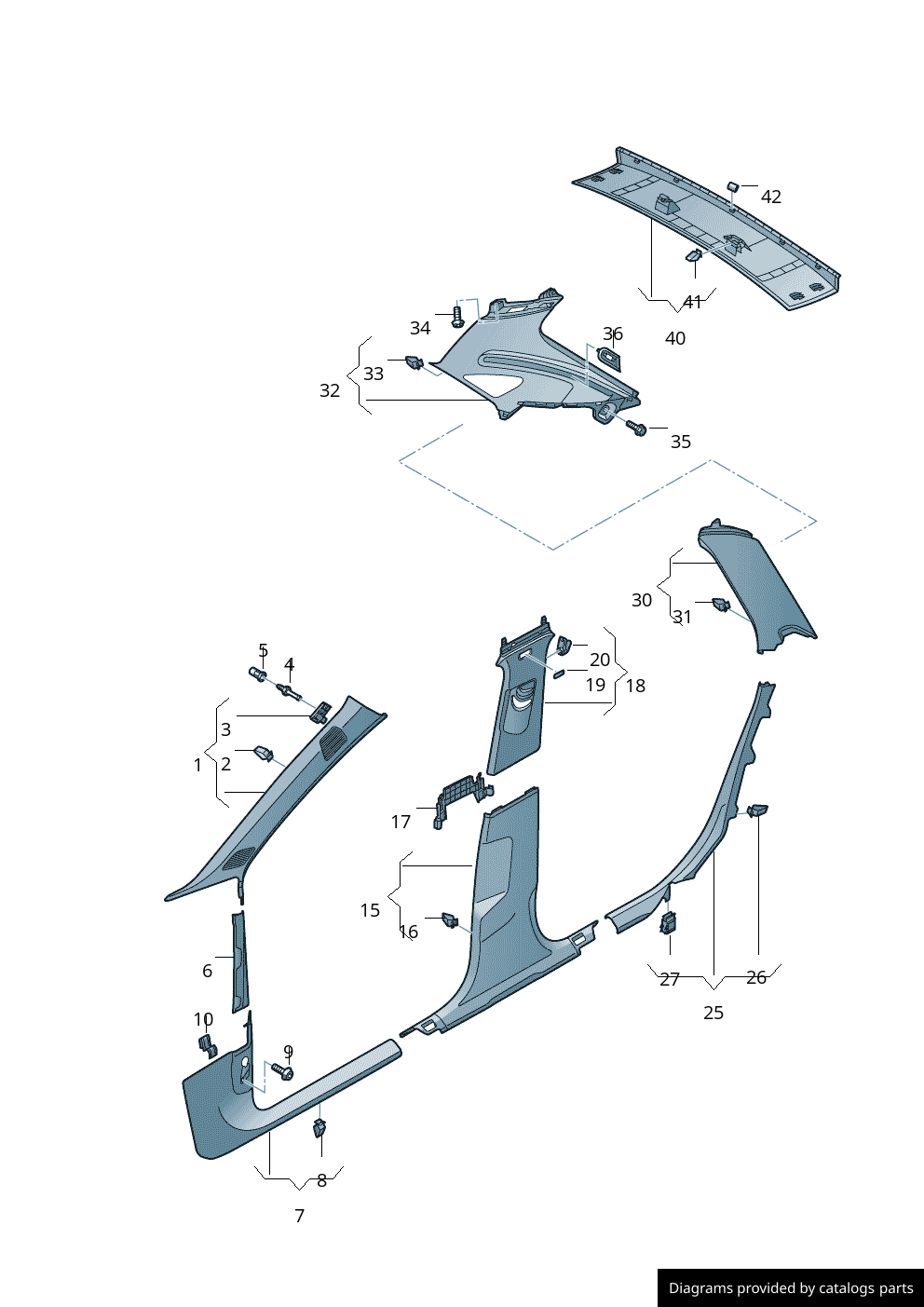 Car part diagram